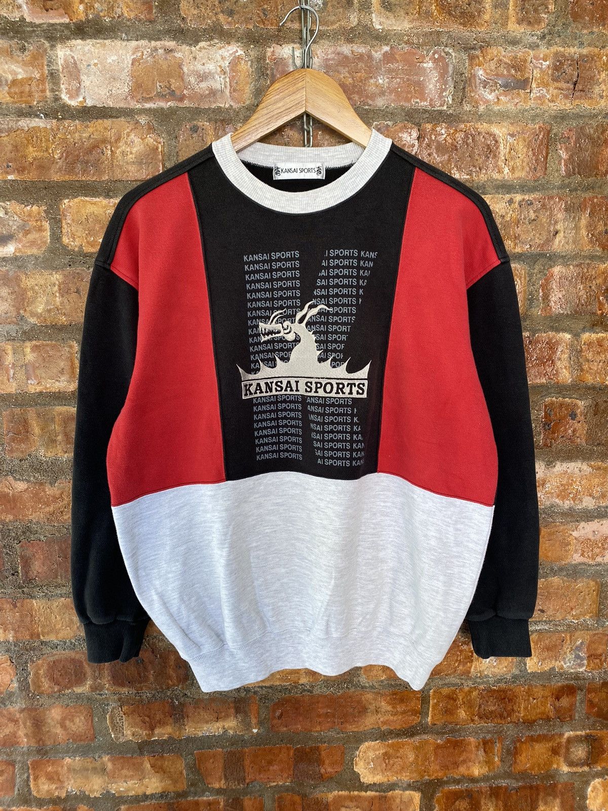 Kansai Yamamoto 90s Kansai Yamamoto Dragon Embroidered color block Size US M / EU 48-50 / 2 - 2 Thumbnail