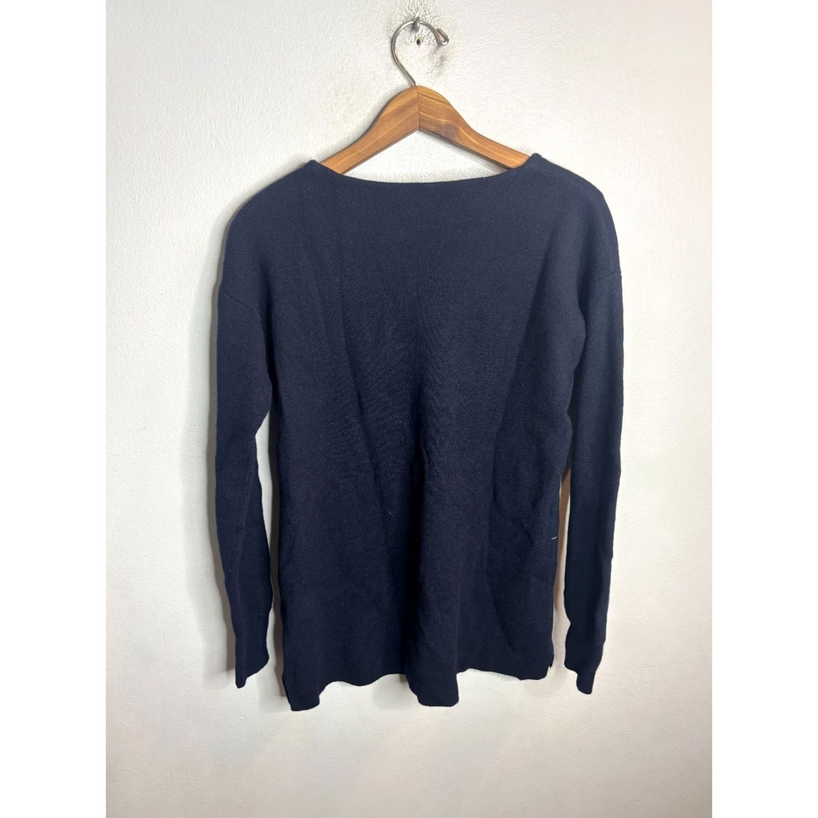 J.Crew J.CREW Sweater Womens Size S Blue Pure Jill Roll Crew Neck Knit Pullover 6174 Size S / US 4 / IT 40 - 4 Thumbnail
