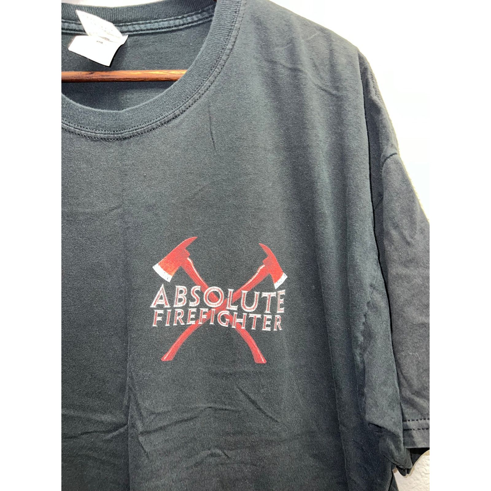 Gildan Vintage Absolute Firefighter Shirt Fire Fighter Tee 2XL Size US XXL / EU 58 / 5 - 3 Thumbnail