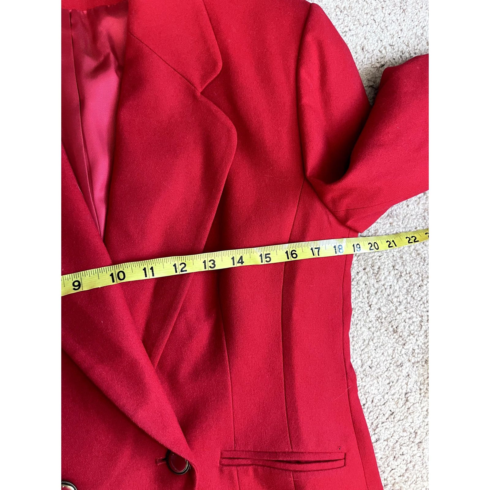 Pendleton Vintage Women's Red Wool Pendleton Blazer L Size L / US 10 / IT 46 - 4 Thumbnail