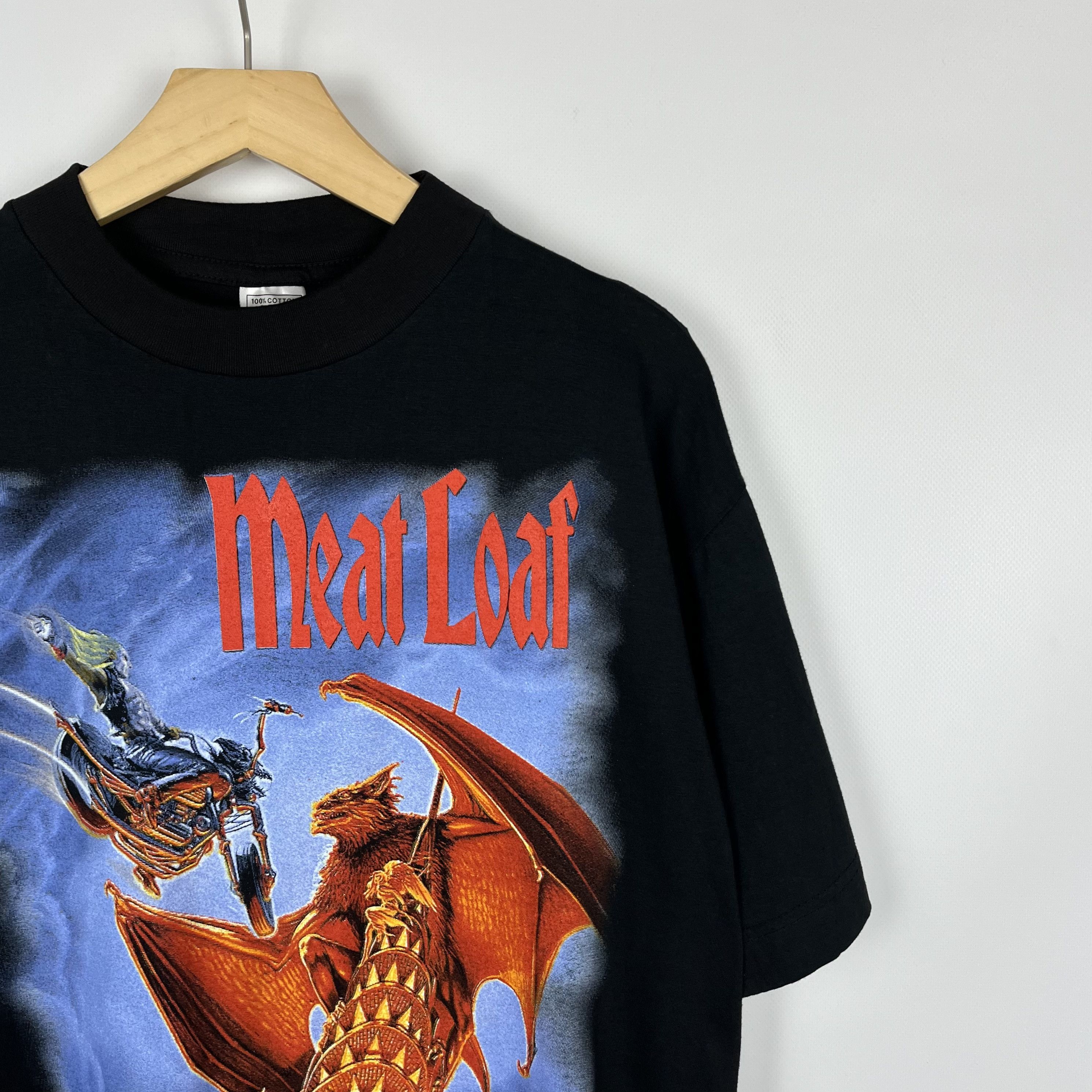 Band Tees Vintage Meat Loaf Rare Rock Band T Shirt 1993 Size US L / EU 52-54 / 3 - 2 Thumbnail