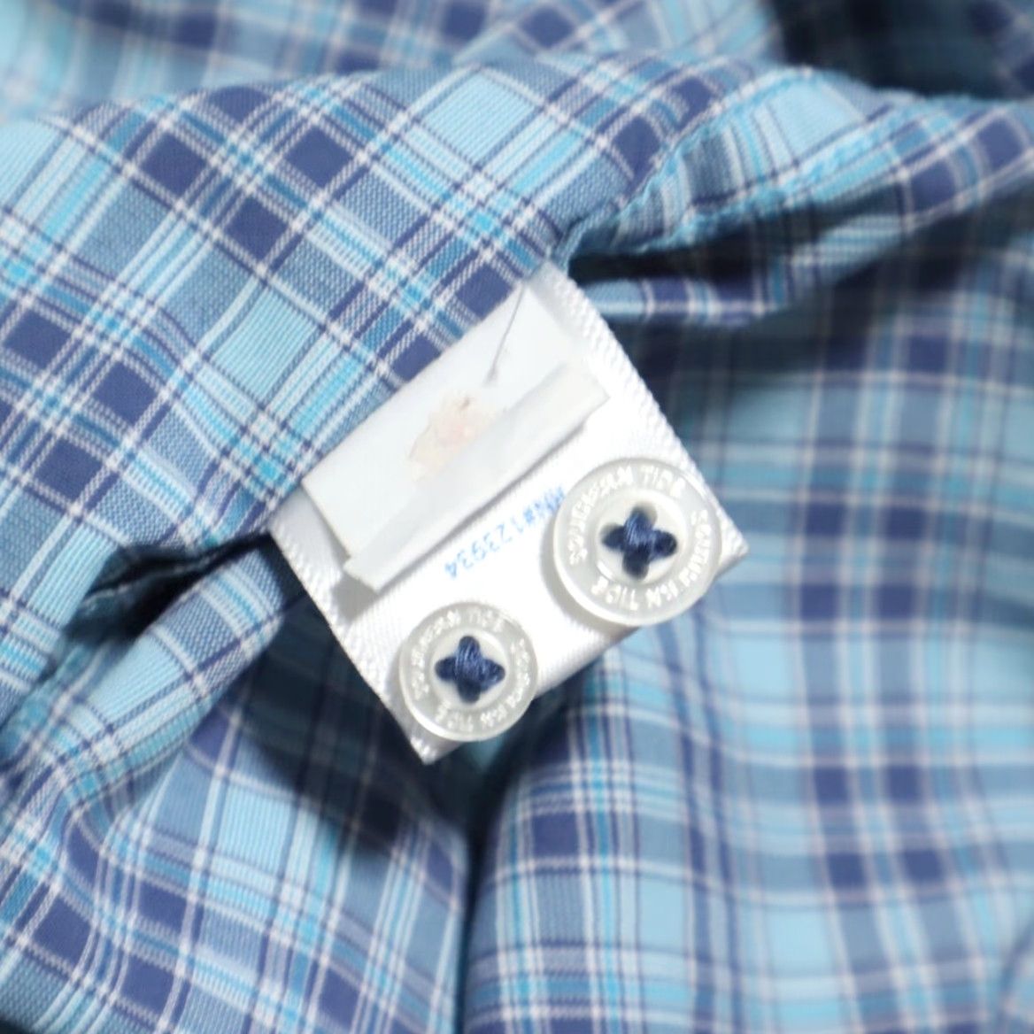 Southern Tide Southern Tide Intercoastal Nylon Plaid Button Down Shirt Blue Men's S Size US S / EU 44-46 / 1 - 7 Thumbnail