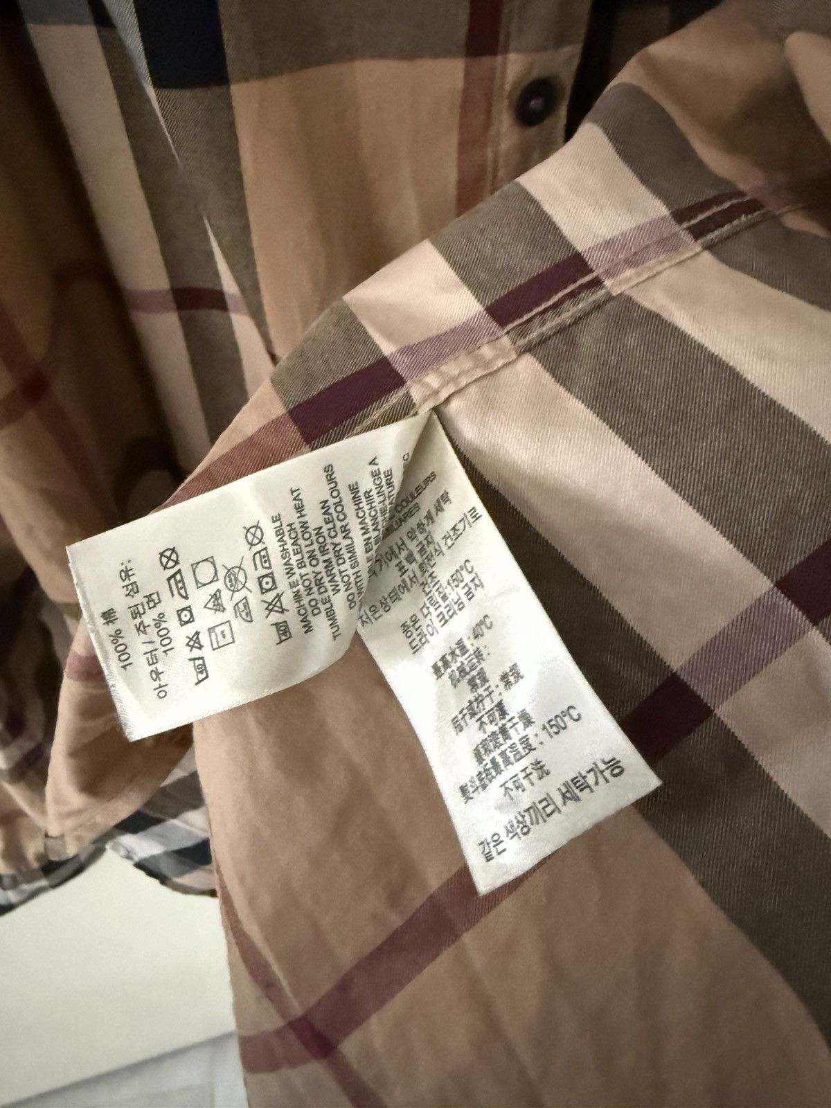 Burberry Burberry Plaid Button Down Size US XL / EU 56 / 4 - 5 Thumbnail