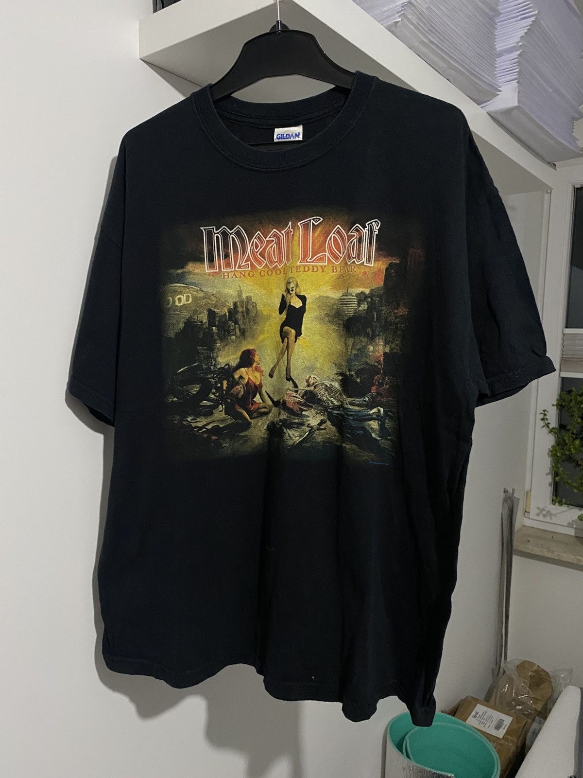 Band Tees × Vintage Meat Loaf Hang Cool Teddy Bear 2010 Tee y2k metal band tees Size US XL / EU 56 / 4 - 13 Thumbnail