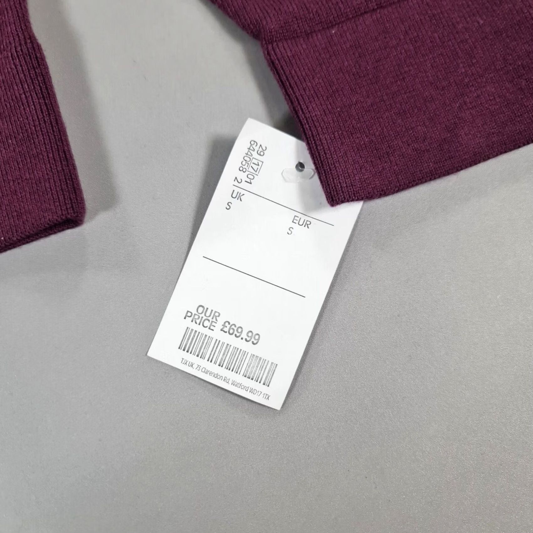 Calvin Klein Calvin Klein Mens Jumper Purple Small Regular Fit 100% Wool Knitted Pullover Slim Knit Crew Neck Long Sleeve Casual Size US S / EU 44-46 / 1 - 6 Thumbnail