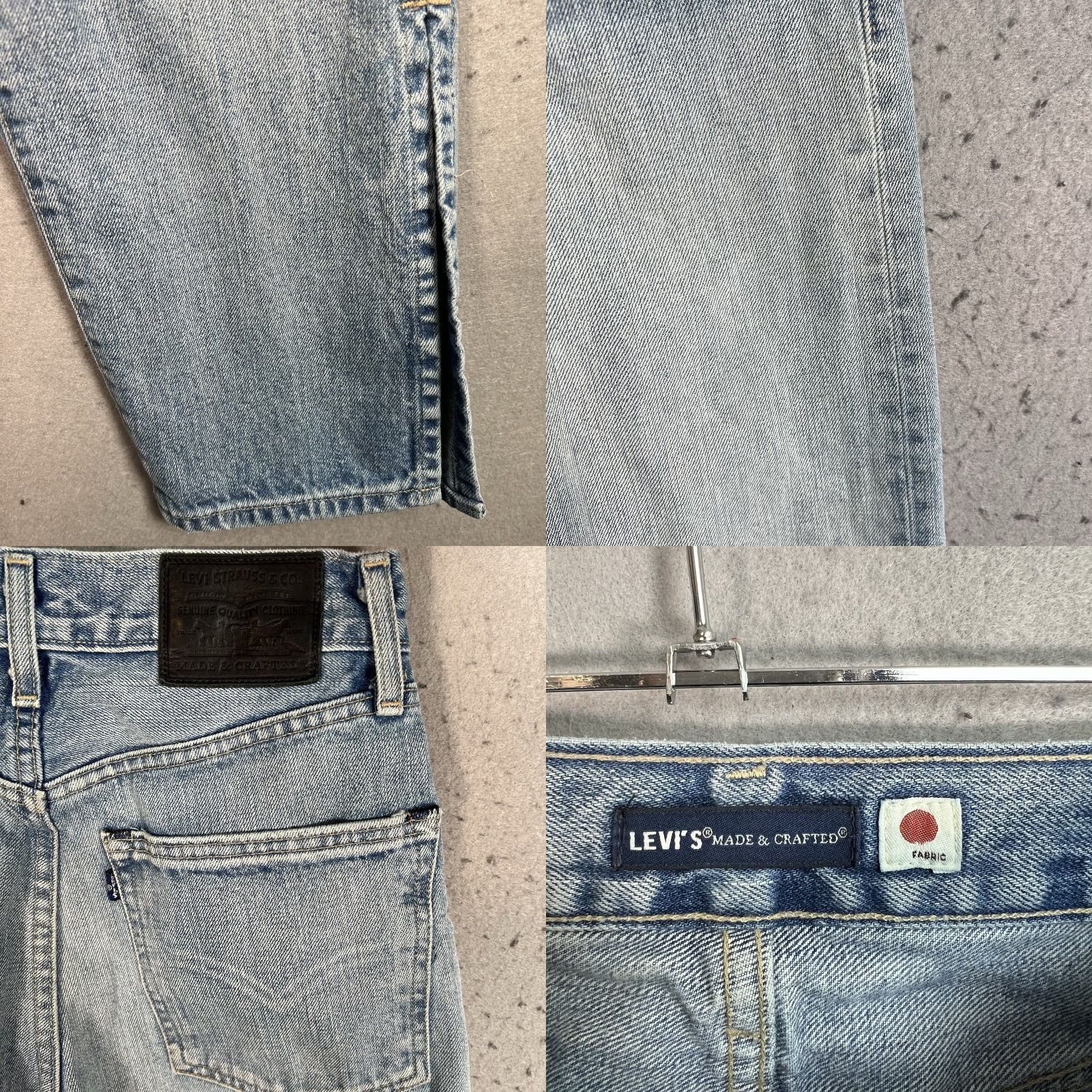 Levi's Vintage Levi's Made & Crafted Women's Straight Fit Jeans Size 6 Blue Denim High Rise 29" Inseam Size 28" / US 6 / IT 42 - 8 Thumbnail