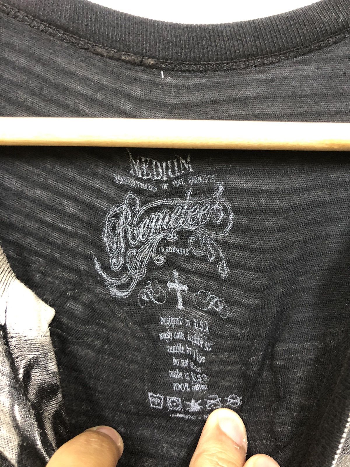 If Six Was Nine × Vintage REMELEES CROSS SKULL Size US M / EU 48-50 / 2 - 6 Thumbnail