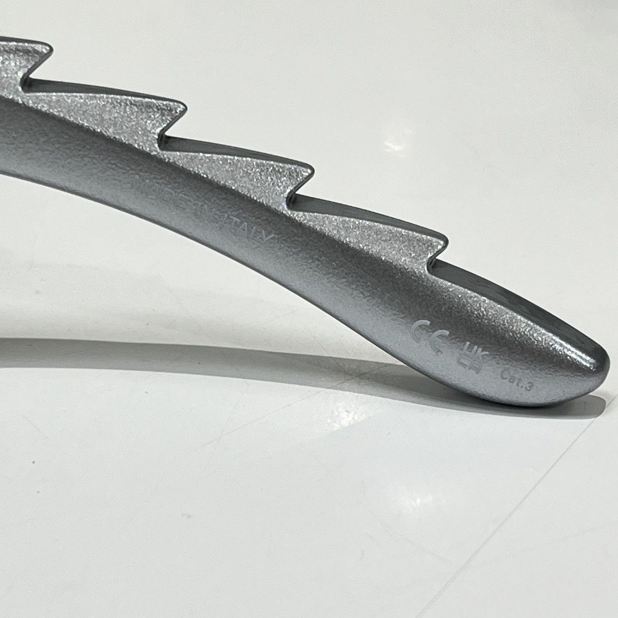 Balenciaga Balenciaga Spike Rectangle Sunglasses Silver Size ONE SIZE - 7 Thumbnail