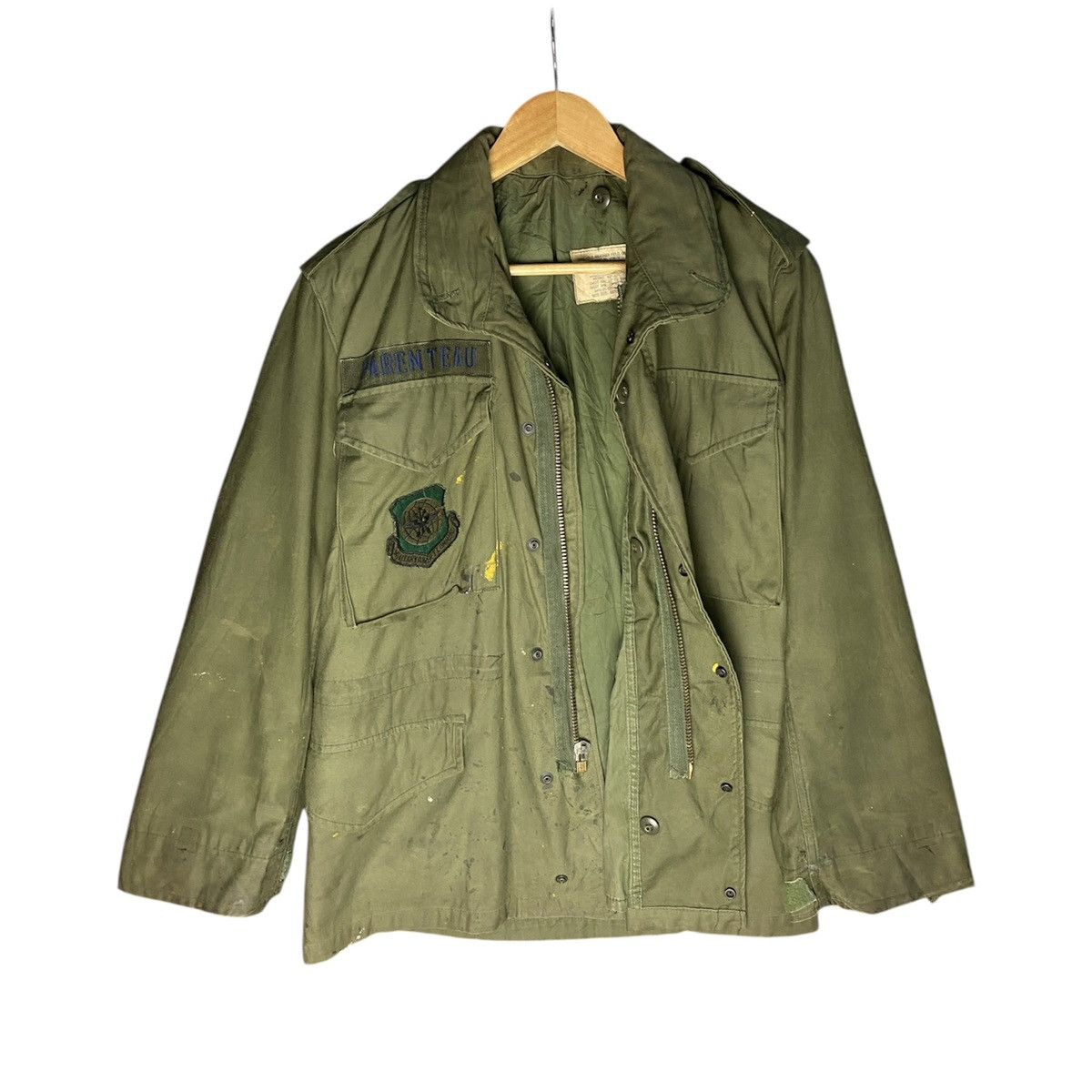 Vintage Vintage 80s Army OG 107 Jacket Size US S / EU 44-46 / 1 - 2 Thumbnail