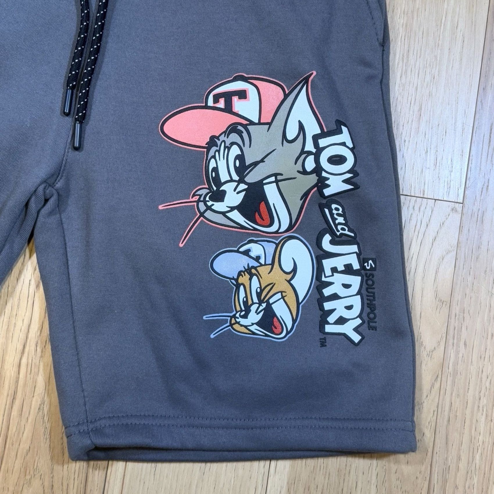 Southpole Southpole Sweat Shorts Men’s S Gray Tom And Jerry Collaboration 90s New W Tags Size US 29 - 2 Thumbnail