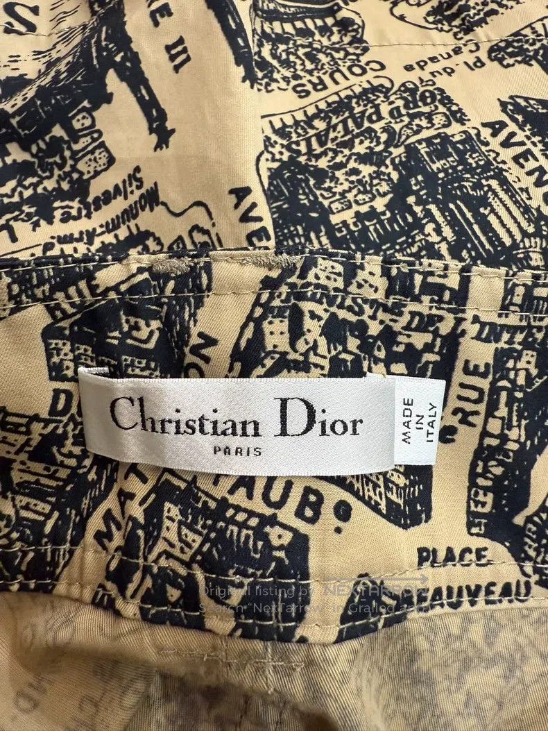 Dior Dior Map-printed skirt Size 24" / US 00 / IT 34 - 5 Thumbnail