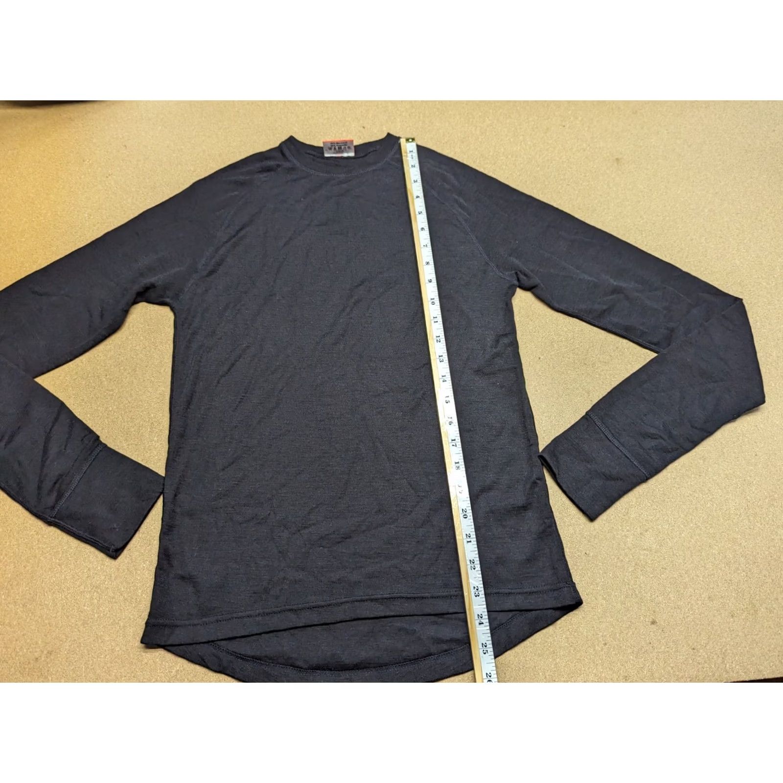 Vintage Norheim Base Layer Shirt Mens Medium Outdoor Sport Ski Wool Blend Mountain Shirt Mens Athletic Black 90s? Size US M / EU 48-50 / 2 - 3 Thumbnail