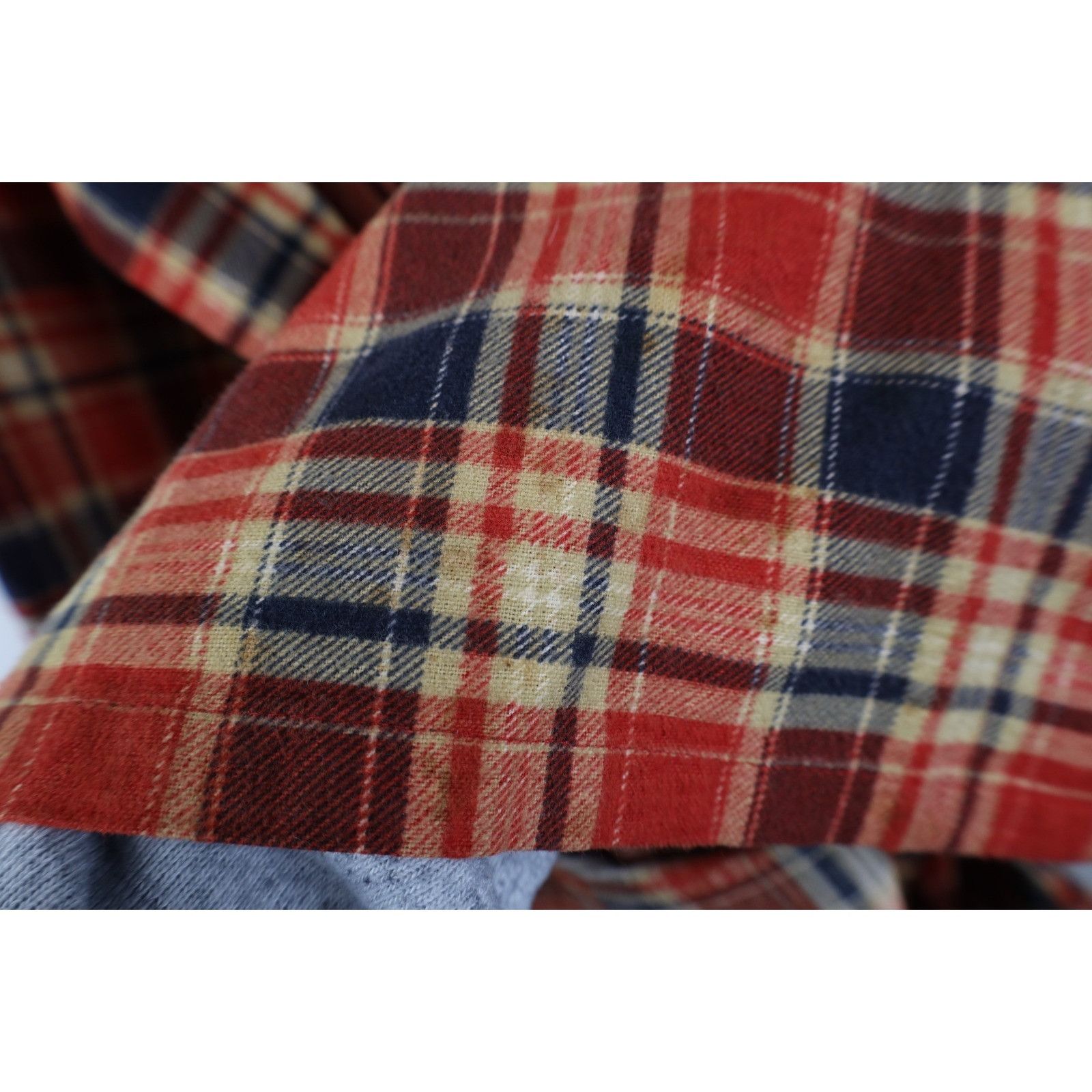 Vintage Vintage 70s Streetwear Distressed Flannel Belted Bath Robe Size US L / EU 52-54 / 3 - 10 Thumbnail