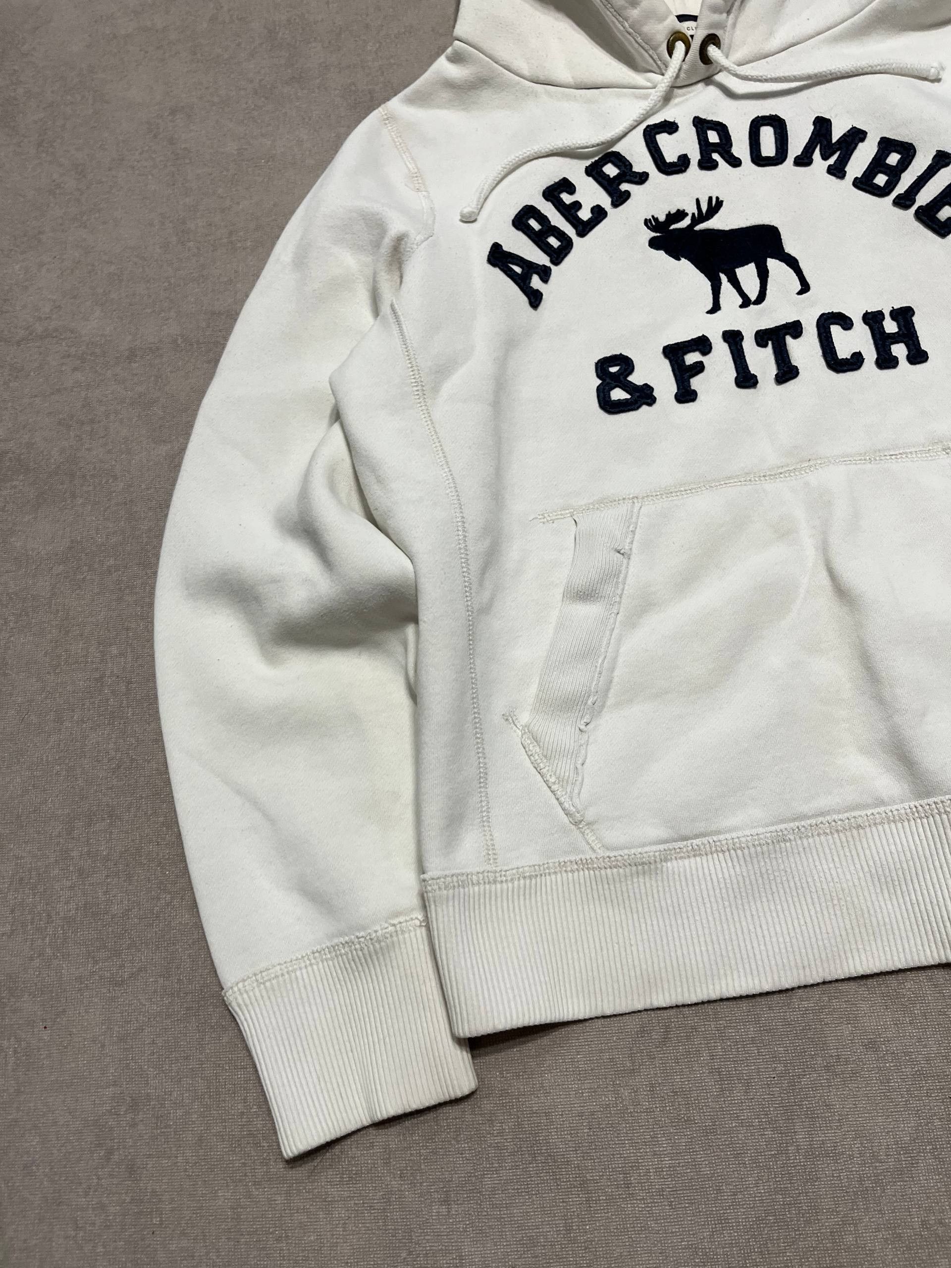 Abercrombie & Fitch Abercrombie & Fitch Womens White Hoodie Vintage Size M Size M / US 6-8 / IT 42-44 - 6 Thumbnail