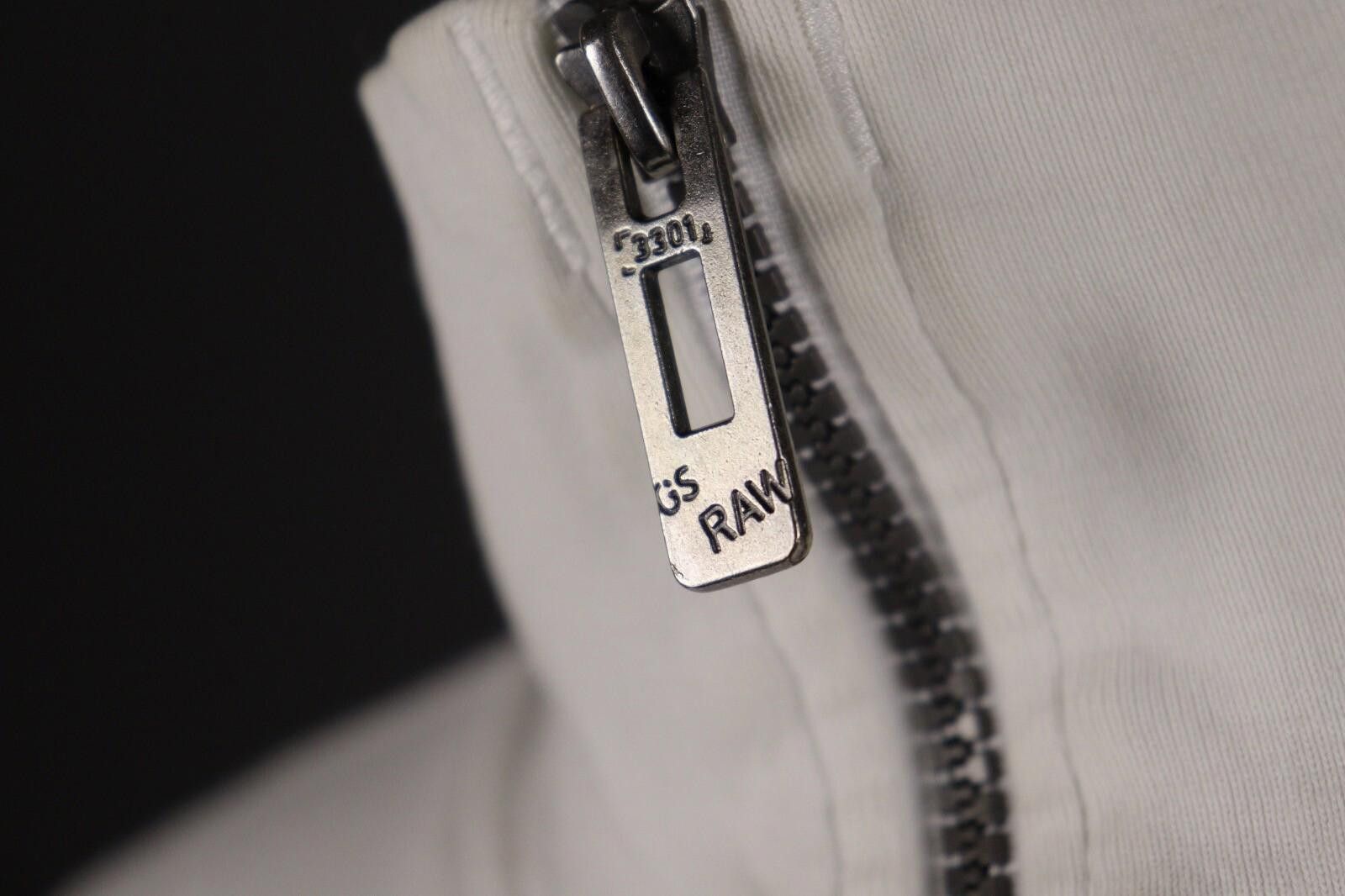 G-Star G-Star 3301 White Big Logo Full Zip Sweater Size M Size M / US 6-8 / IT 42-44 - 4 Thumbnail