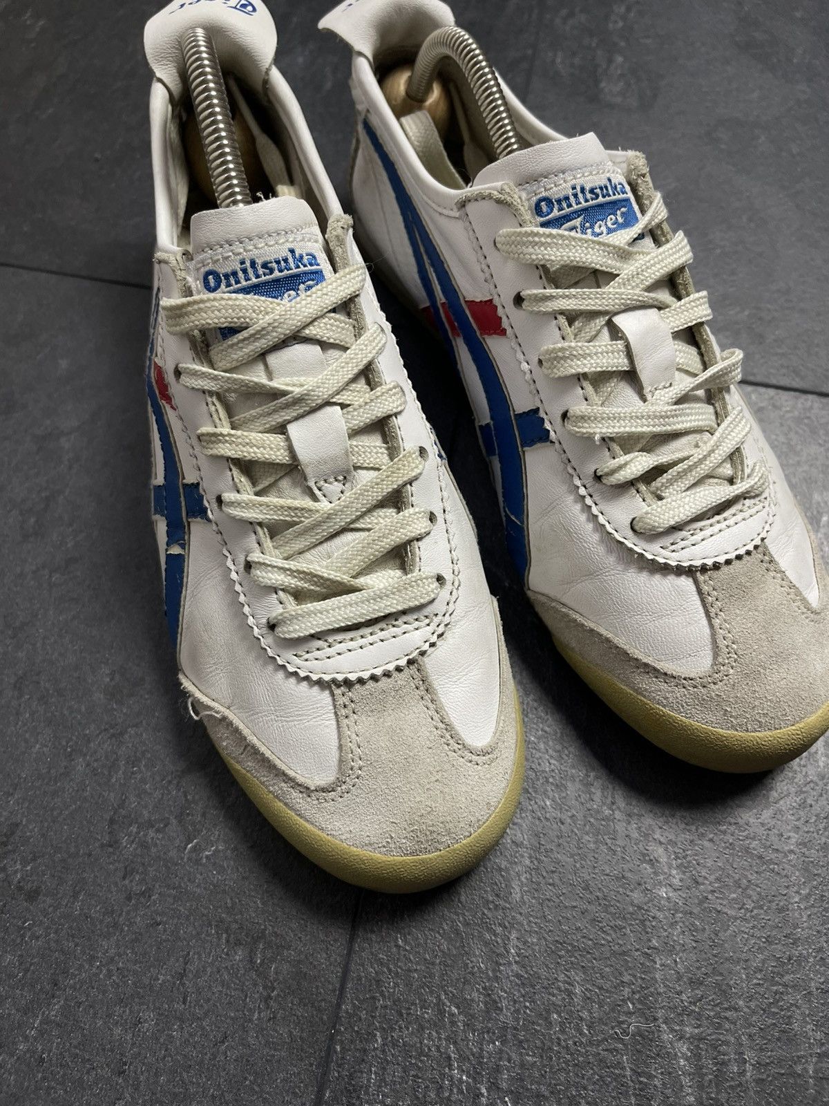 Asics × Onitsuka Tiger × Vintage VINTAGE ASICS TIGER ONITSUKA LEATHER CLASSIC SNEAKERS 90s Size US 5 / EU 37 - 6 Thumbnail