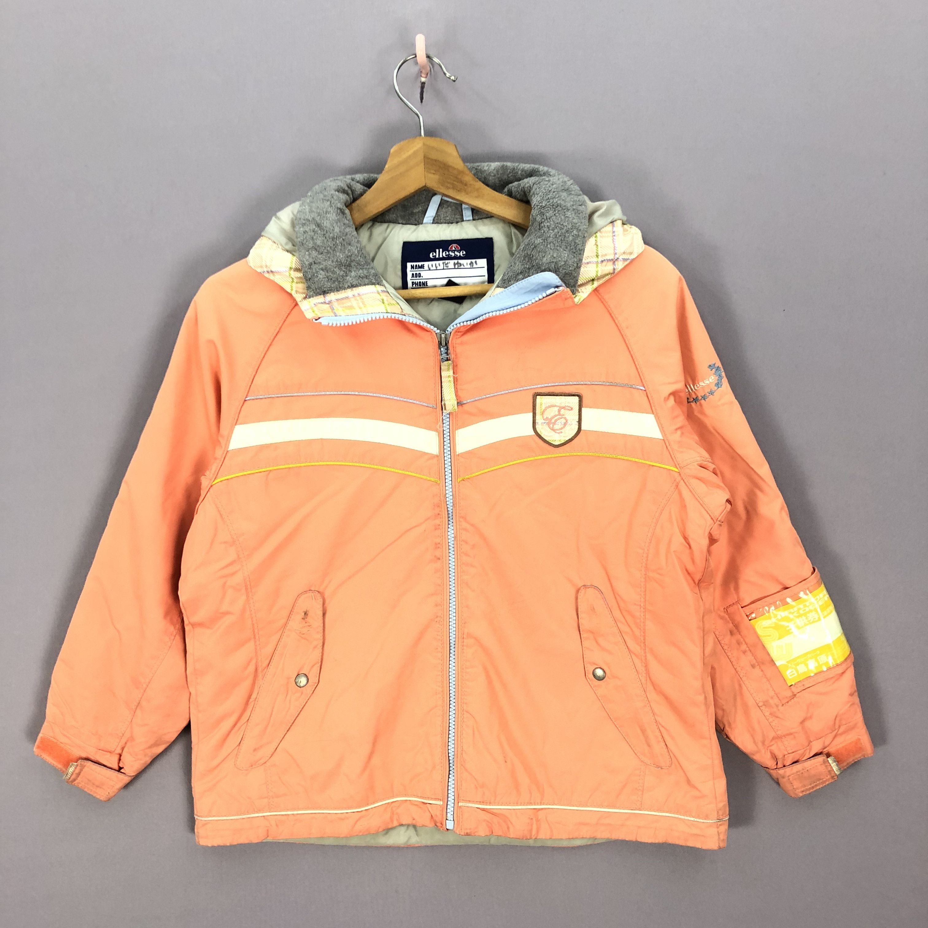 Ellesse × Vintage Vintage 90s Ellesse Hoodie Windbreaker Zipper Jacket Size S / US 4 / IT 40 - 1 Thumbnail