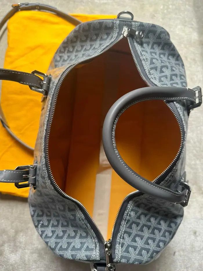 Goyard Goyard Boston 45 Duffle Bag Grey Size ONE SIZE - 6 Thumbnail