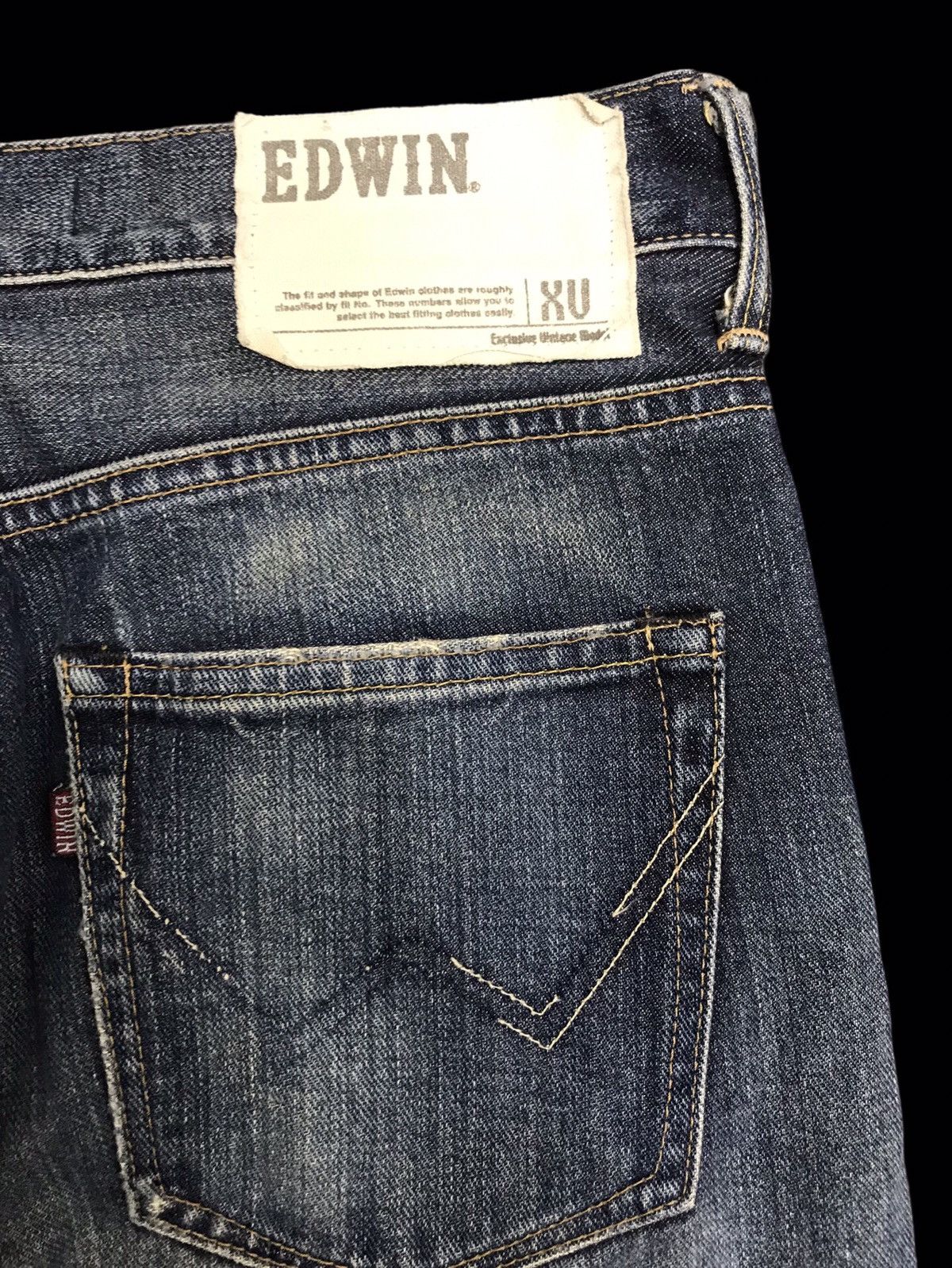 Edwin 💥90s Style💥EDWIN 403 REGULAR CRAZY FADES DENIM F403 Size US 32 / EU 48 - 18 Thumbnail