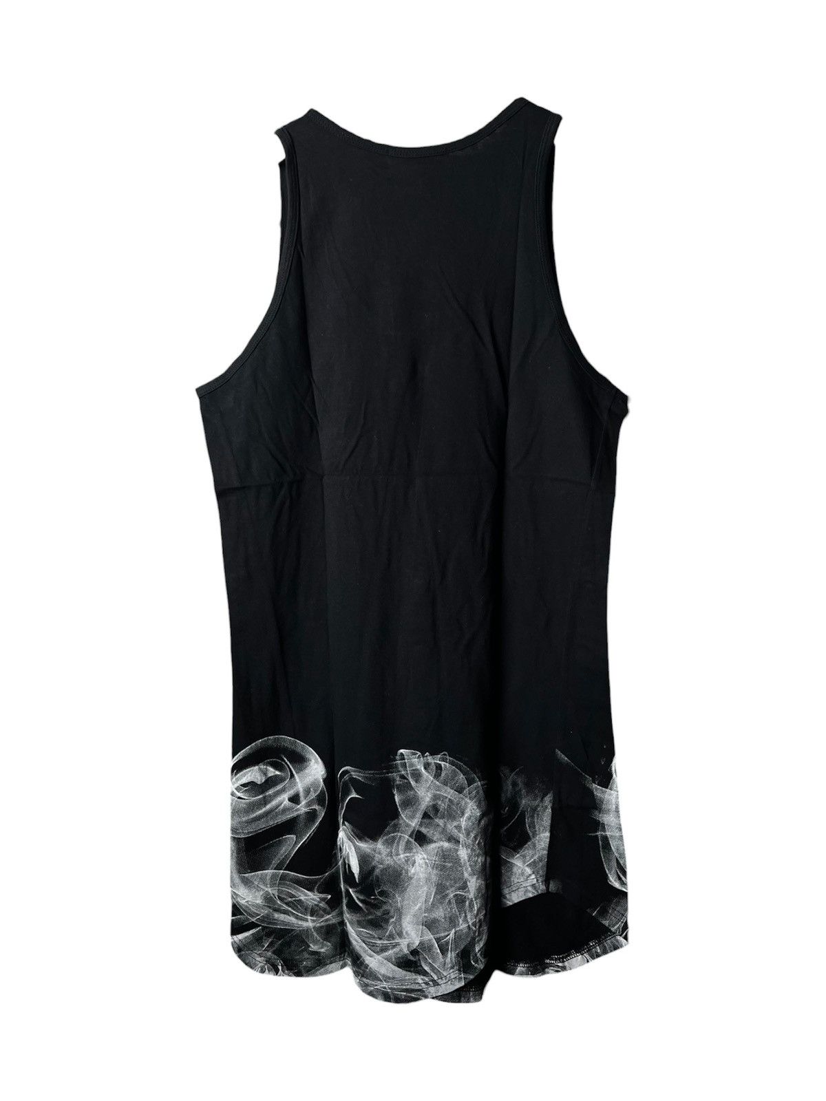 KMRii Avant Garde Civarize Smoke Print Long Tank Top Size US M / EU 48-50 / 2 - 1 Thumbnail