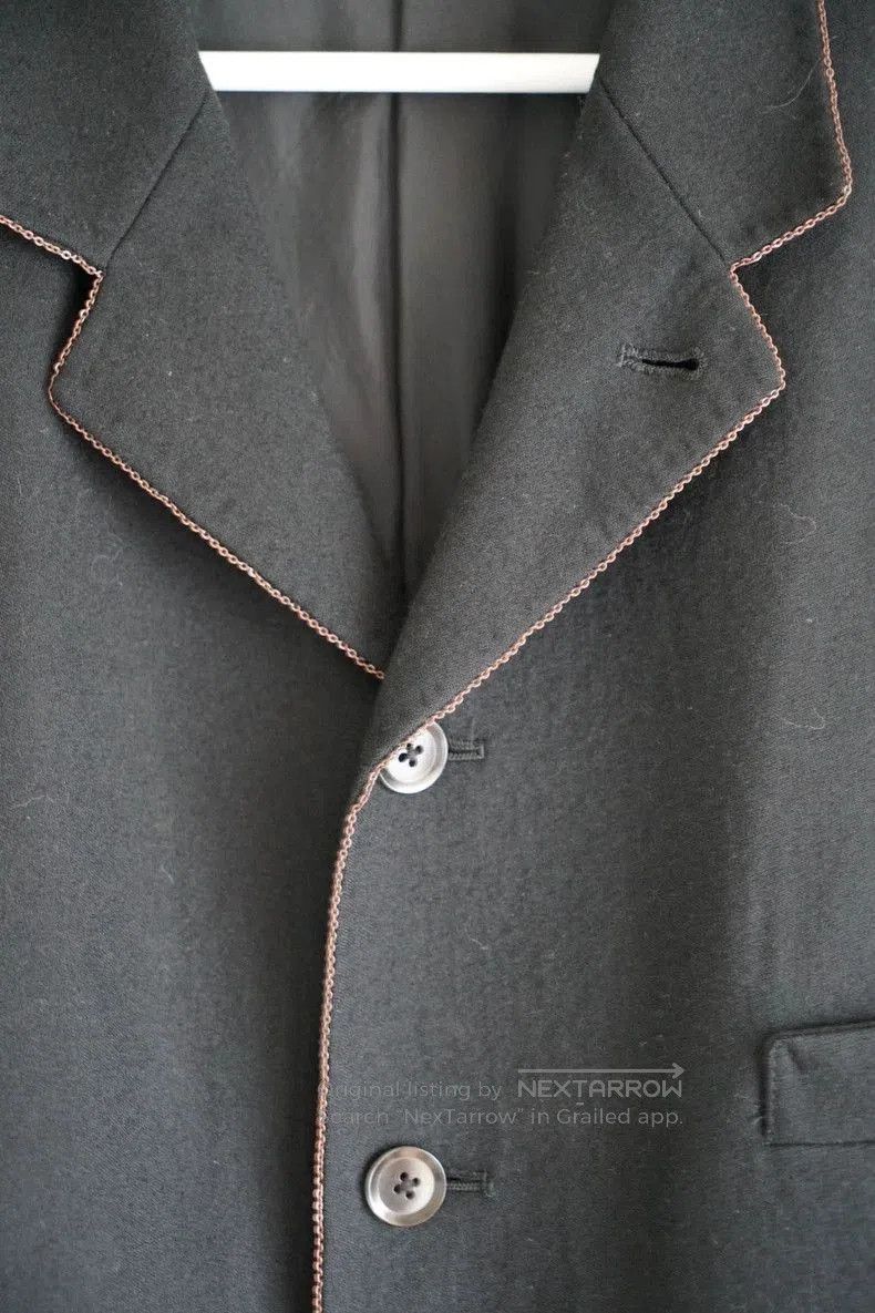 Yohji Yamamoto Yohji Yamamoto 00AW Couture Wool Blazer. Size US L / EU 52-54 / 3 - 3 Thumbnail