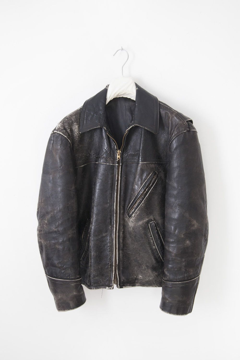 Vintage Vintage 1950's leather rider jacket Size US L / EU 52-54 / 3 - 1 Thumbnail