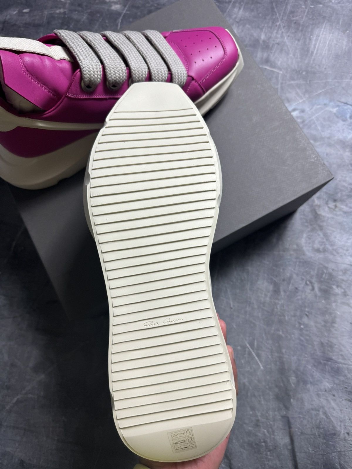 Rick Owens Rick Owens Geth Runner Hot Pink Size US 12 / EU 45 - 6 Thumbnail