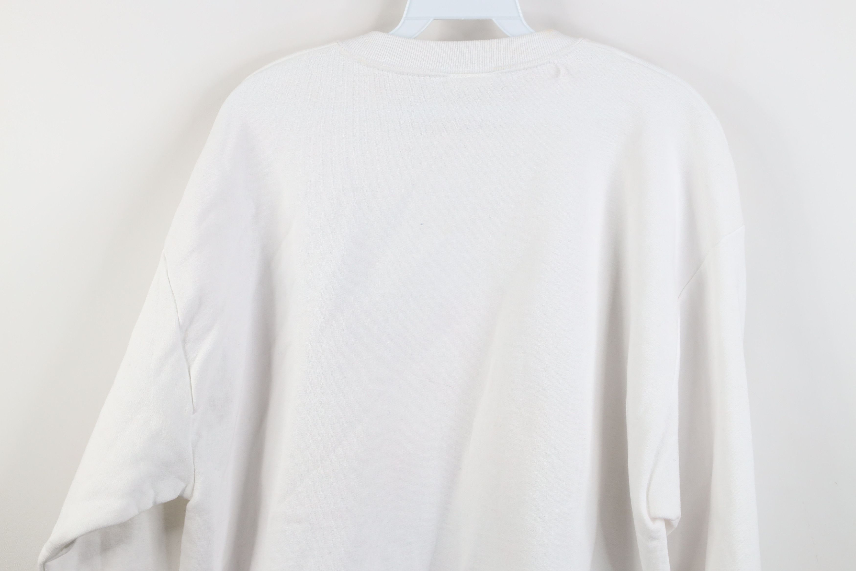 Vintage Vintage Y2K 2001 World Trade Center Flag Sweatshirt White Size US L / EU 52-54 / 3 - 12 Thumbnail