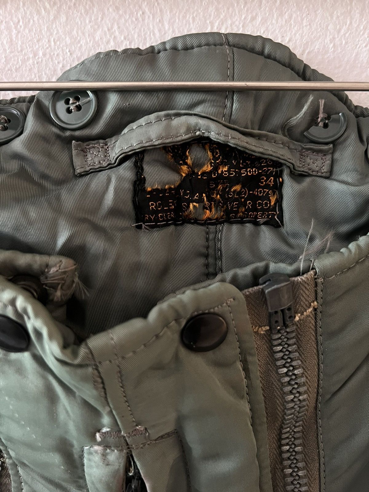 Vintage 1940s Us Air Force Military Pants Size US 36 / EU 52 - 6 Thumbnail