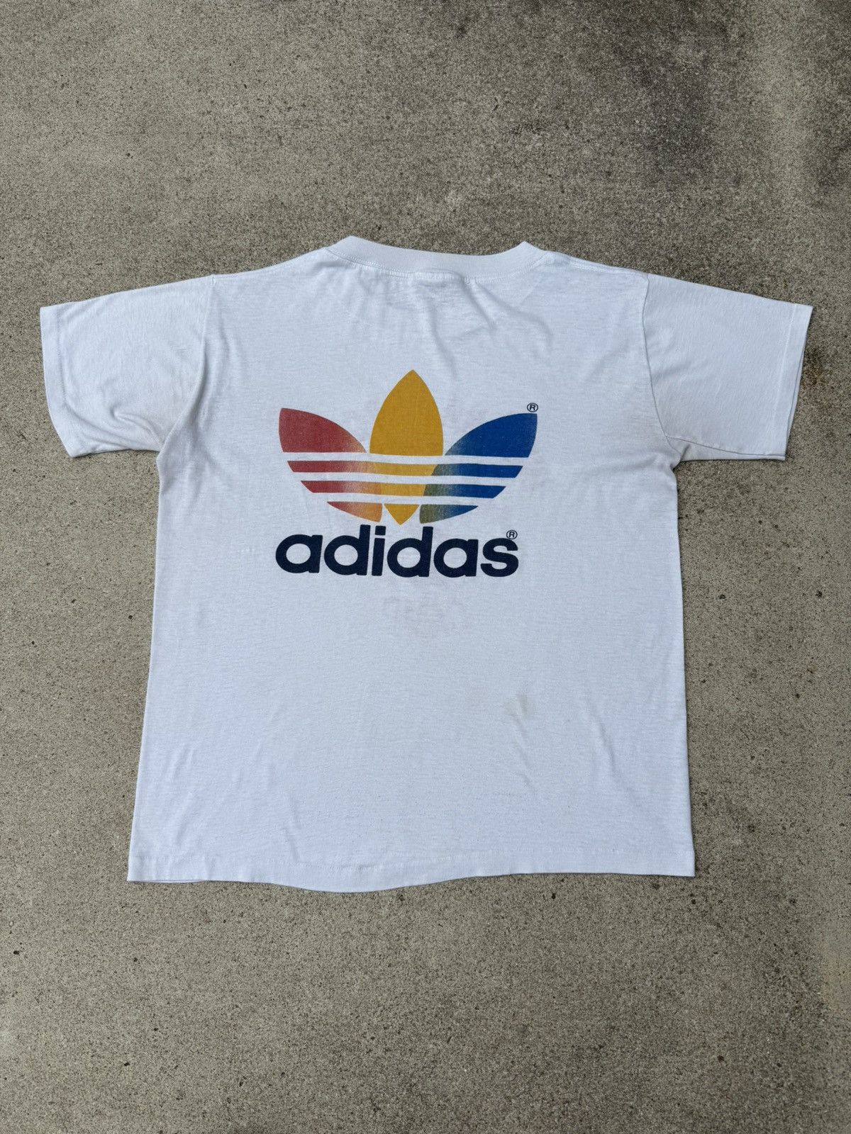 Adidas × Vintage Vtg 80’s Adidas Indiana Soccer Camp Trefoil Logo Tee sz S Size US S / EU 44-46 / 1 - 2 Thumbnail