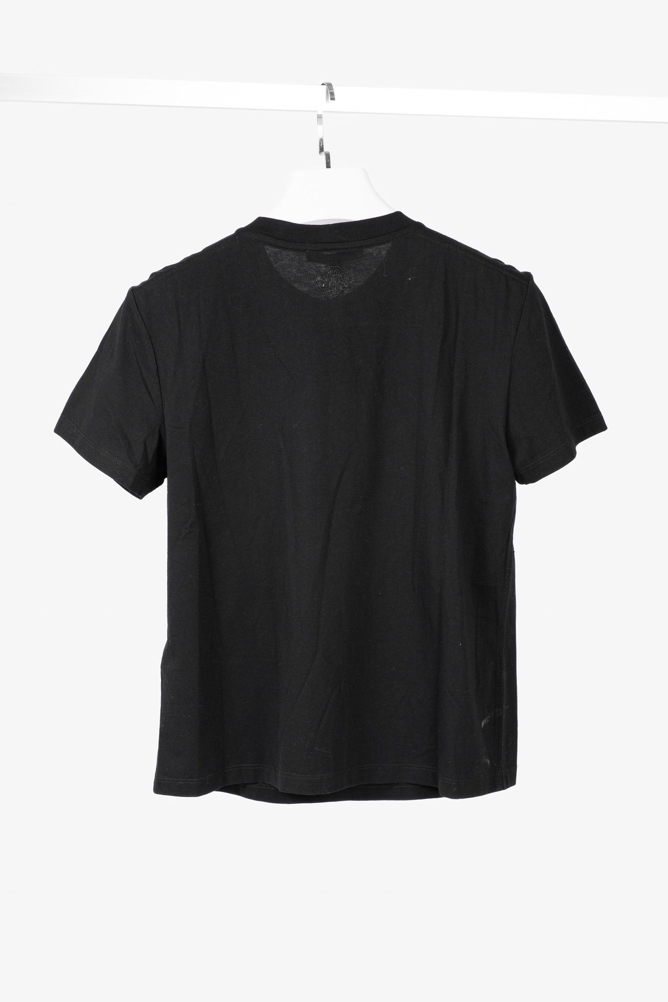 Maje Maje Noir Jersey T-shirt with Diamanté Size S / US 4 / IT 40 - 2 Thumbnail