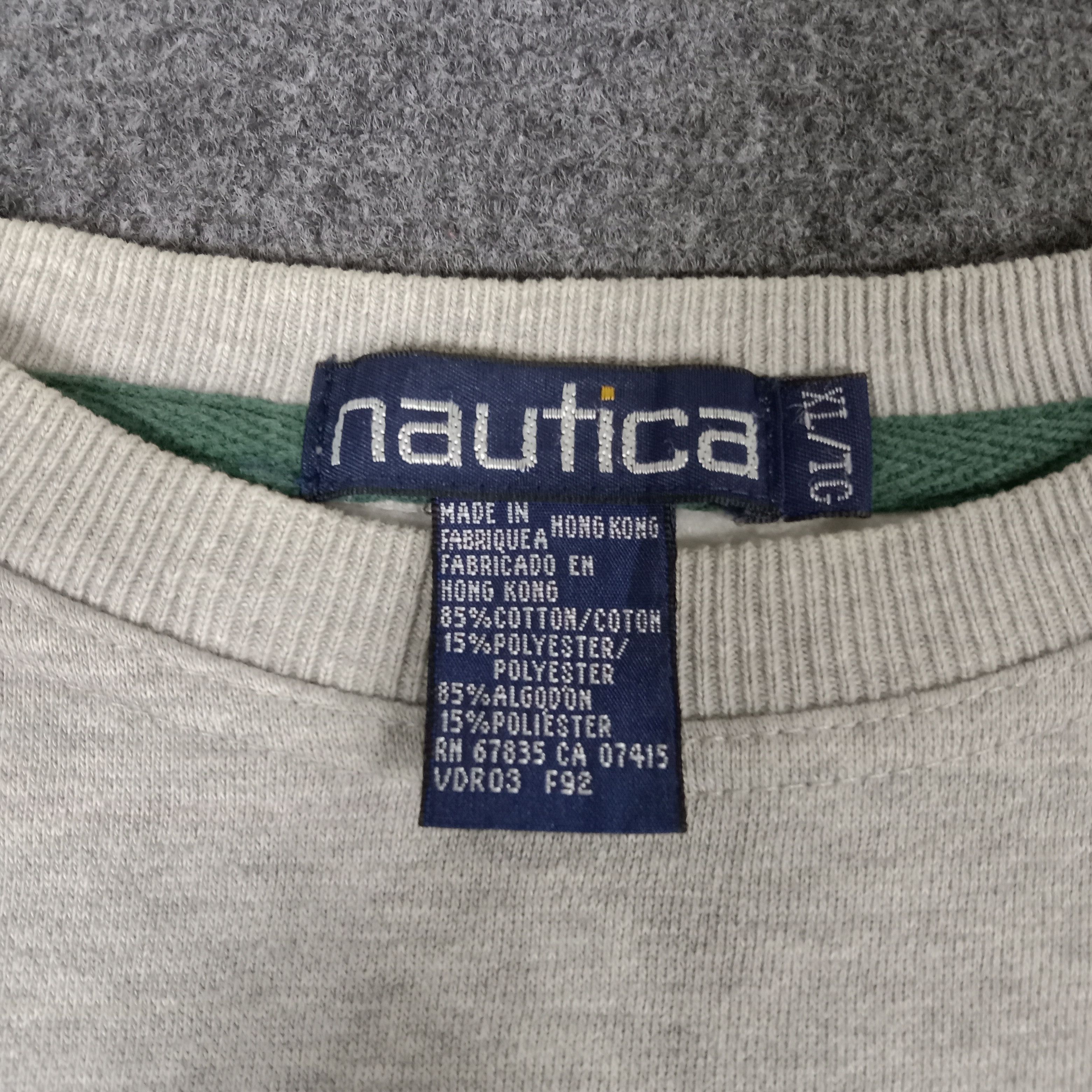 Nautica × Vintage Nautica Embroidery Ship Art Design Sweatshirt Size US L / EU 52-54 / 3 - 2 Thumbnail