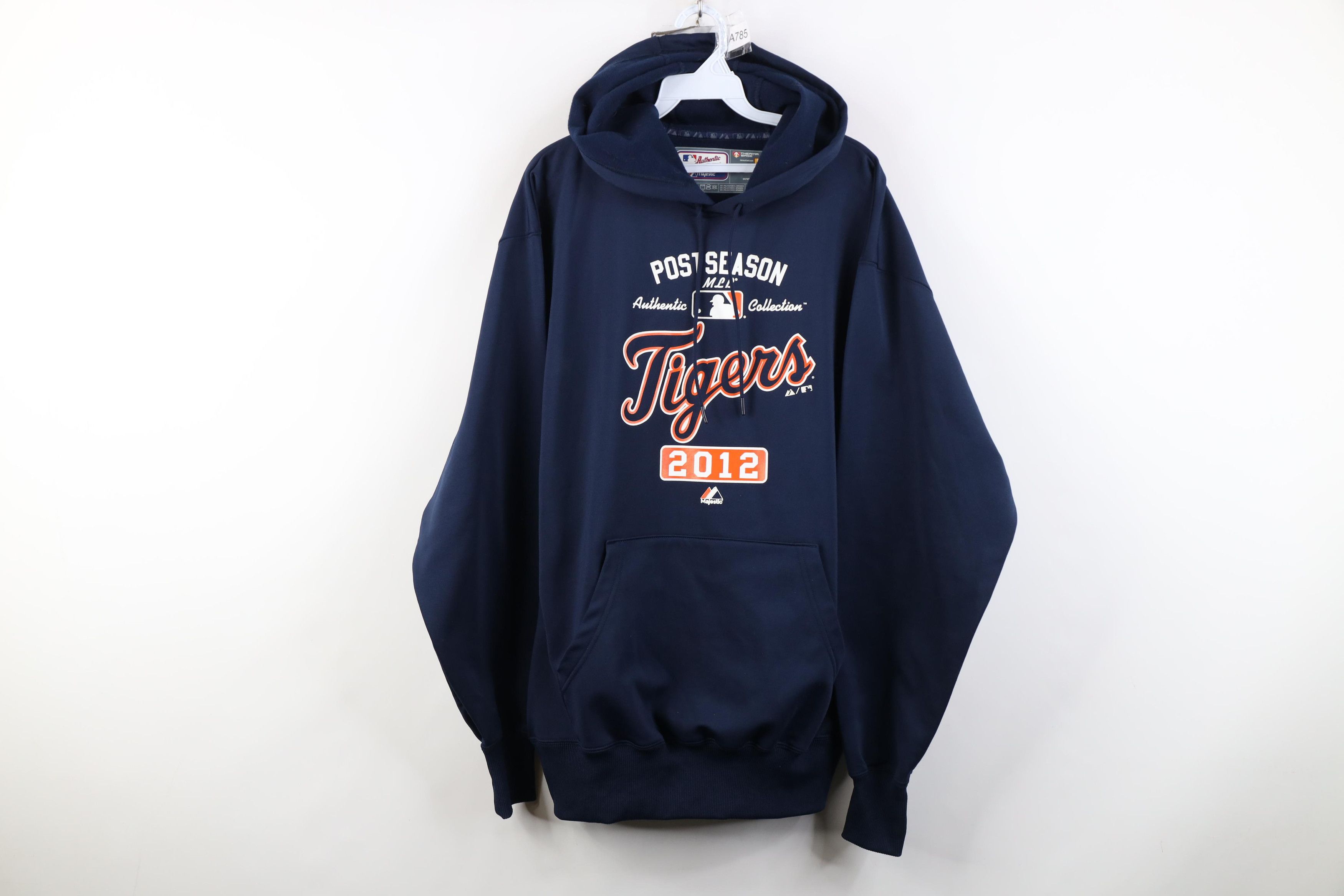Majestic Y2K Majestic Therma Base Detroit Tigers Baseball Hoodie Size US M / EU 48-50 / 2 - 1 Thumbnail