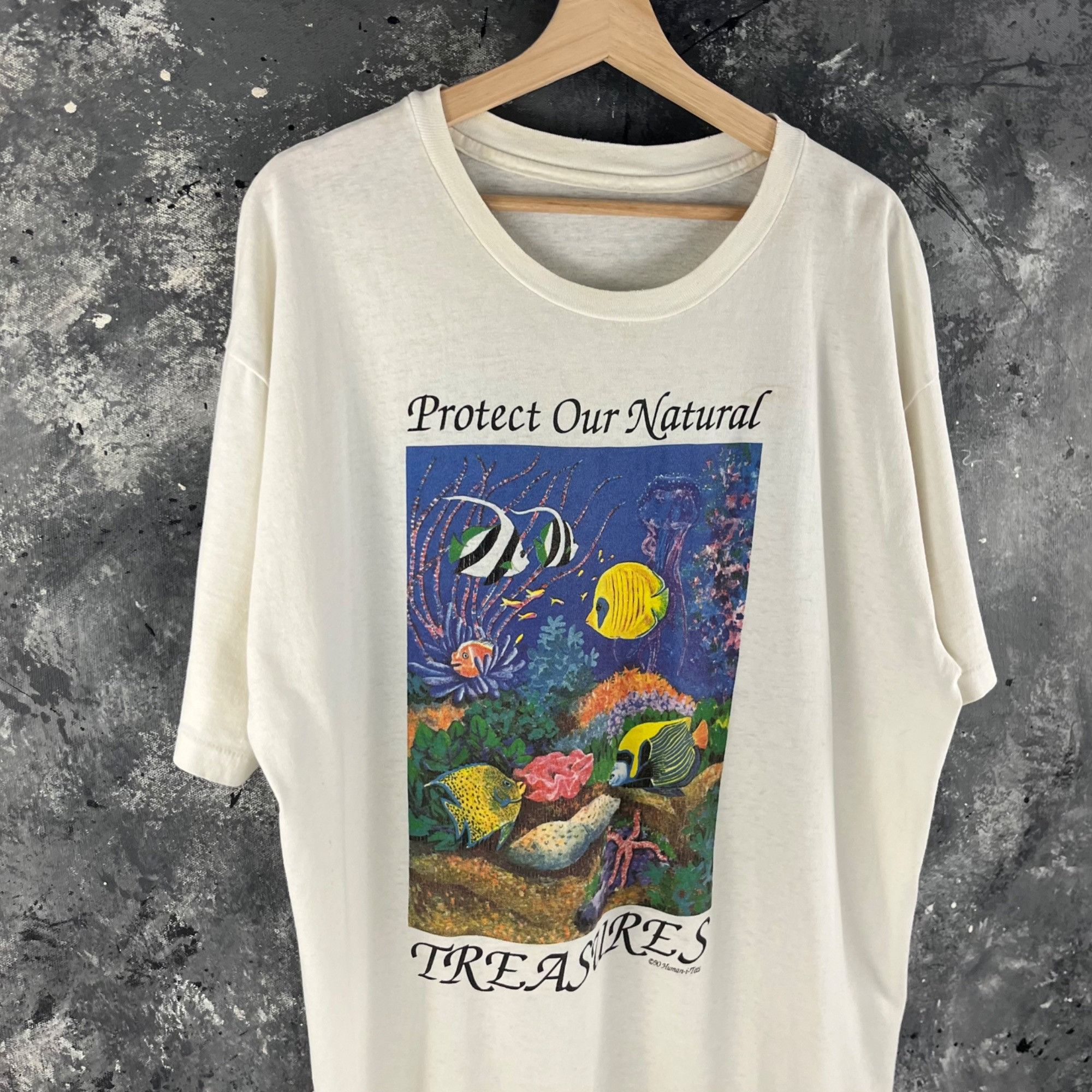 Vintage Vintage 1990 Earh Nature shirt Size US XL / EU 56 / 4 - 2 Thumbnail