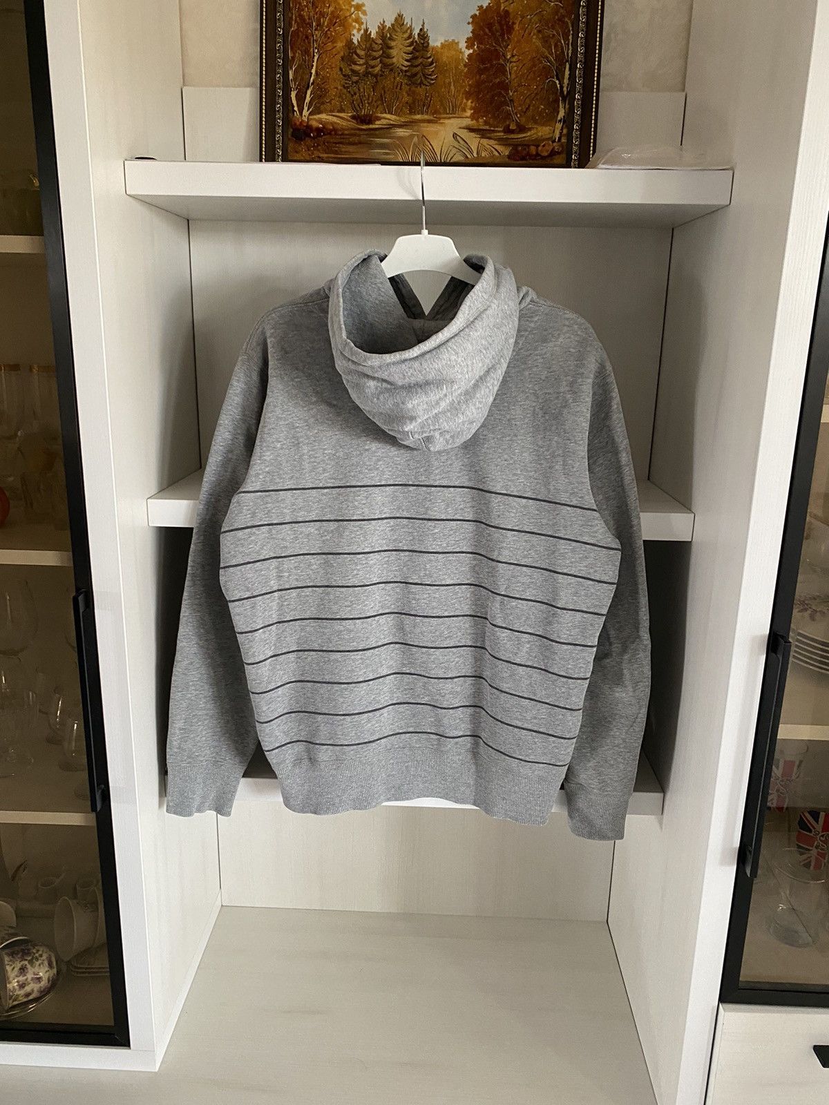 Nike Vintage Nike Y2K Mini logo Hoodie Gray Baggy Streetwear USA Size US M / EU 48-50 / 2 - 7 Thumbnail