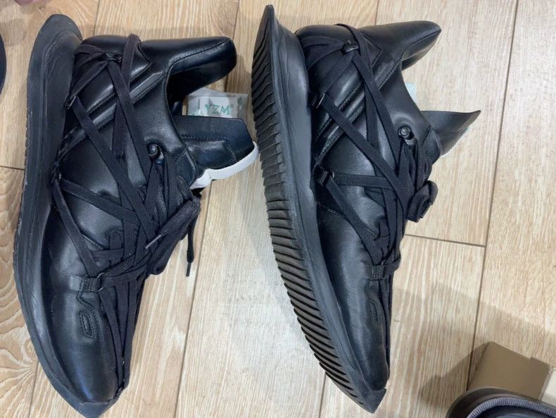Rick Owens Rick Owens Black Shoes with Unique Lacing Size US 10 / EU 43 - 1 Thumbnail