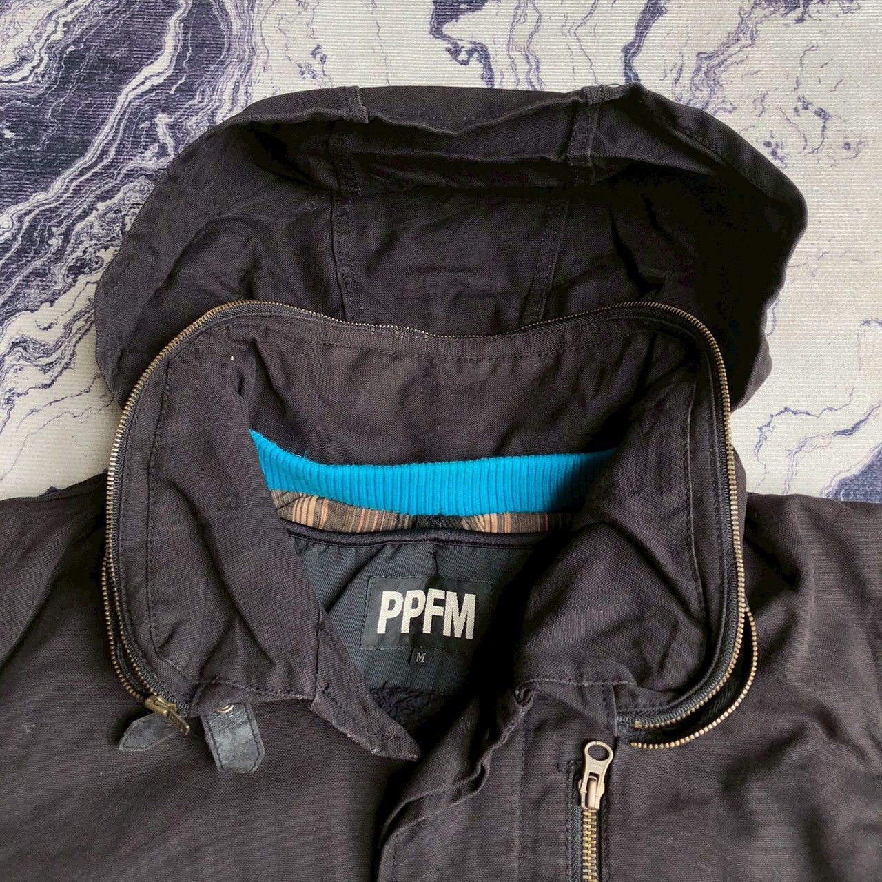 PPFM Vintage Y2K PPFM Tactical Jacket Hidden Hood Black Size US M / EU 48-50 / 2 - 7 Thumbnail