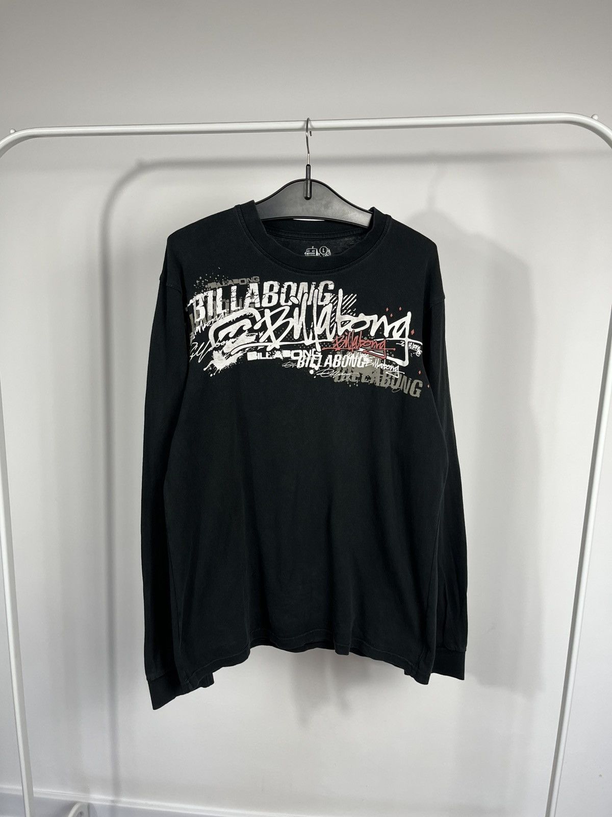 Billabong Billabong Black Long Sleeve Surf Graphic Tee Size L Size US L / EU 52-54 / 3 - 1 Thumbnail
