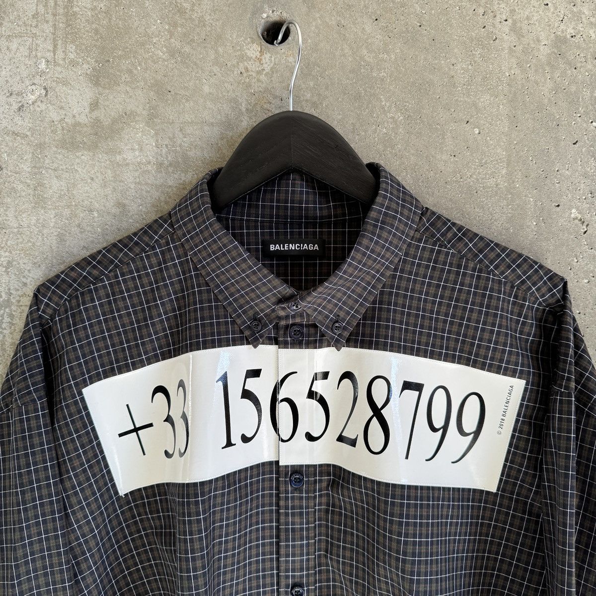 Balenciaga Balenciaga +33 Phone Shirt Size US L / EU 52-54 / 3 - 2 Thumbnail