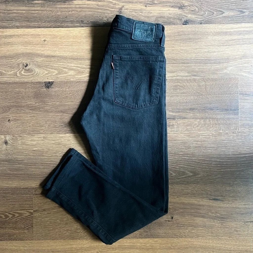 Levi's Levi's Premium Black Wedgie Ripped Denim Jeans 🖤👖 Size 42" / US 20 - 2 Thumbnail