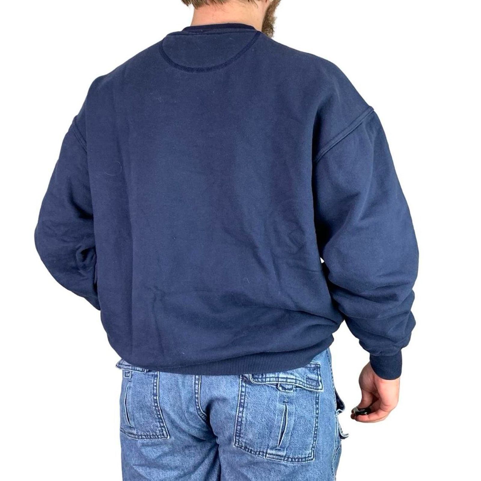 Russell Athletic × Vintage Vintage Pluma by Russell Athletic Blue Crewneck Sweatshirt Size US XL / EU 56 / 4 - 3 Thumbnail