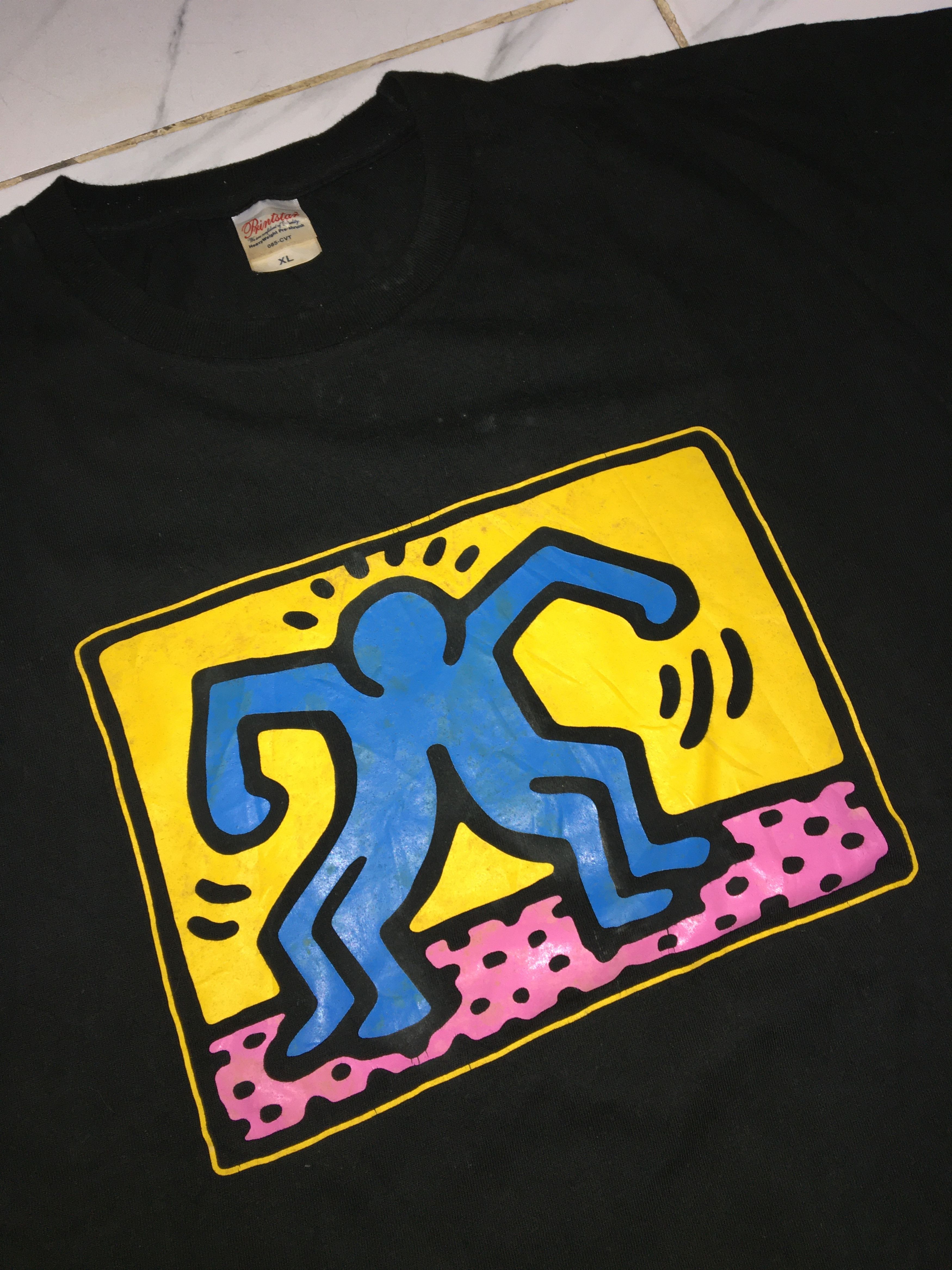 Keith Haring Vintage Keith Haring Tshirt Size US XL / EU 56 / 4 - 2 Thumbnail