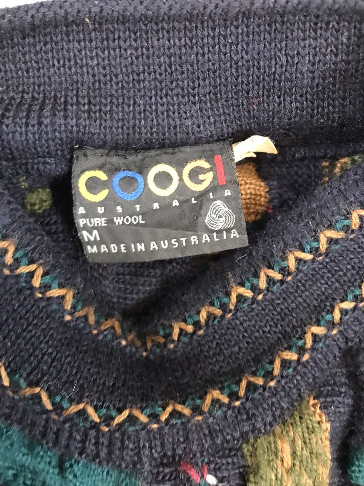 Coogi × Vintage Vintage Coogi 3D multiplayer knit sweater Size US S / EU 44-46 / 1 - 5 Thumbnail