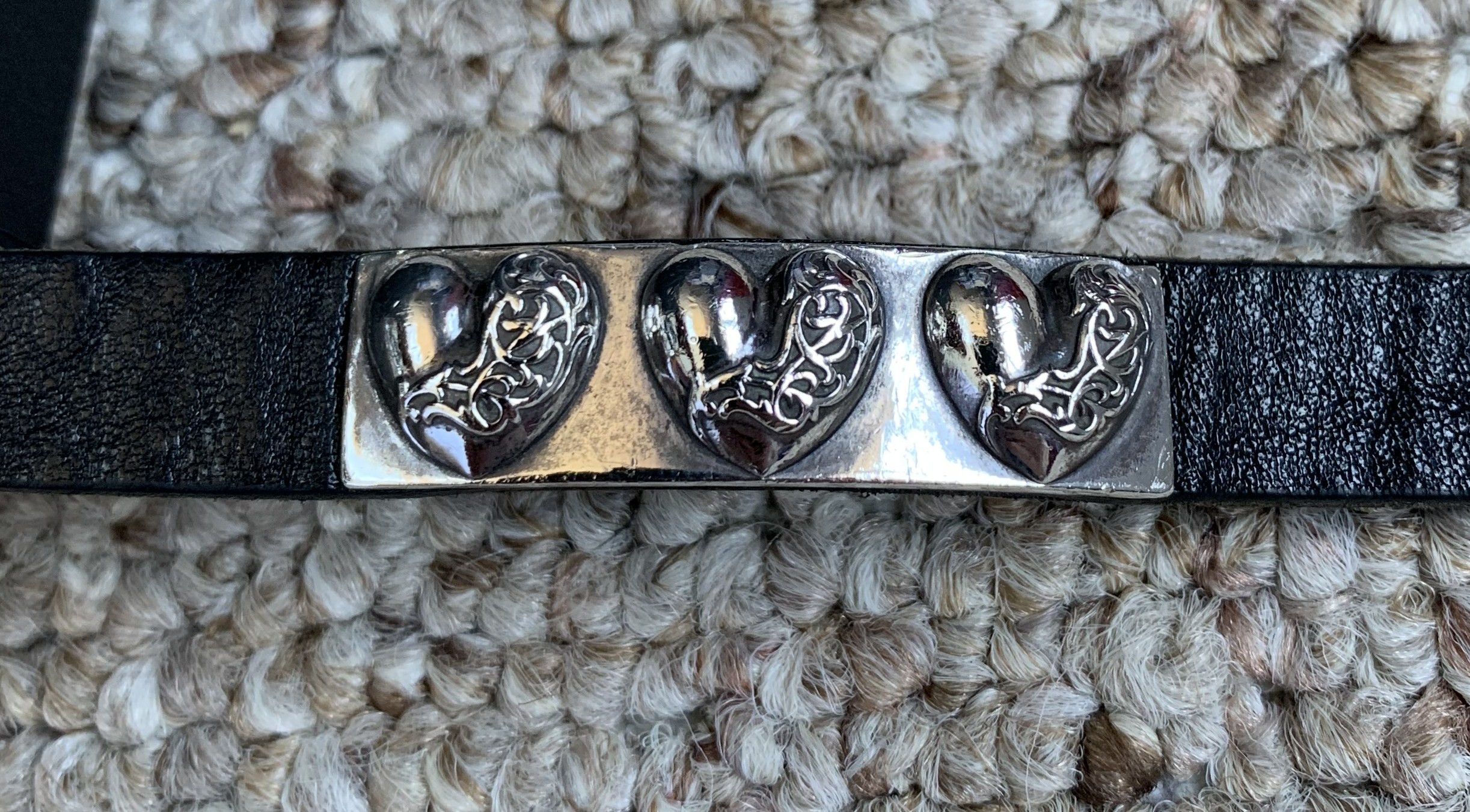 Chrome Hearts Chrome Hearts Adjustable Leather Silver Snap Bracelet Size ONE SIZE - 8 Thumbnail