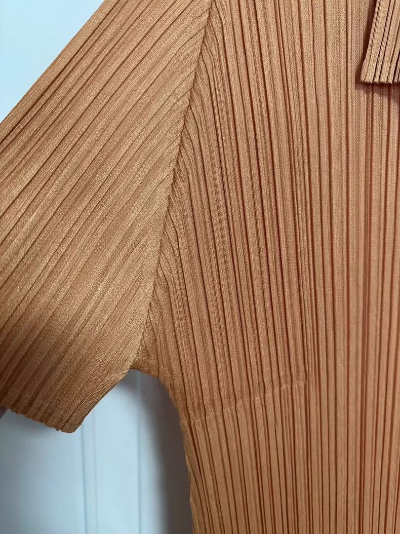 Issey Miyake issey miyake size:2 Pleated lapel dress Size XXS / US 00 / IT 34 - 3 Thumbnail