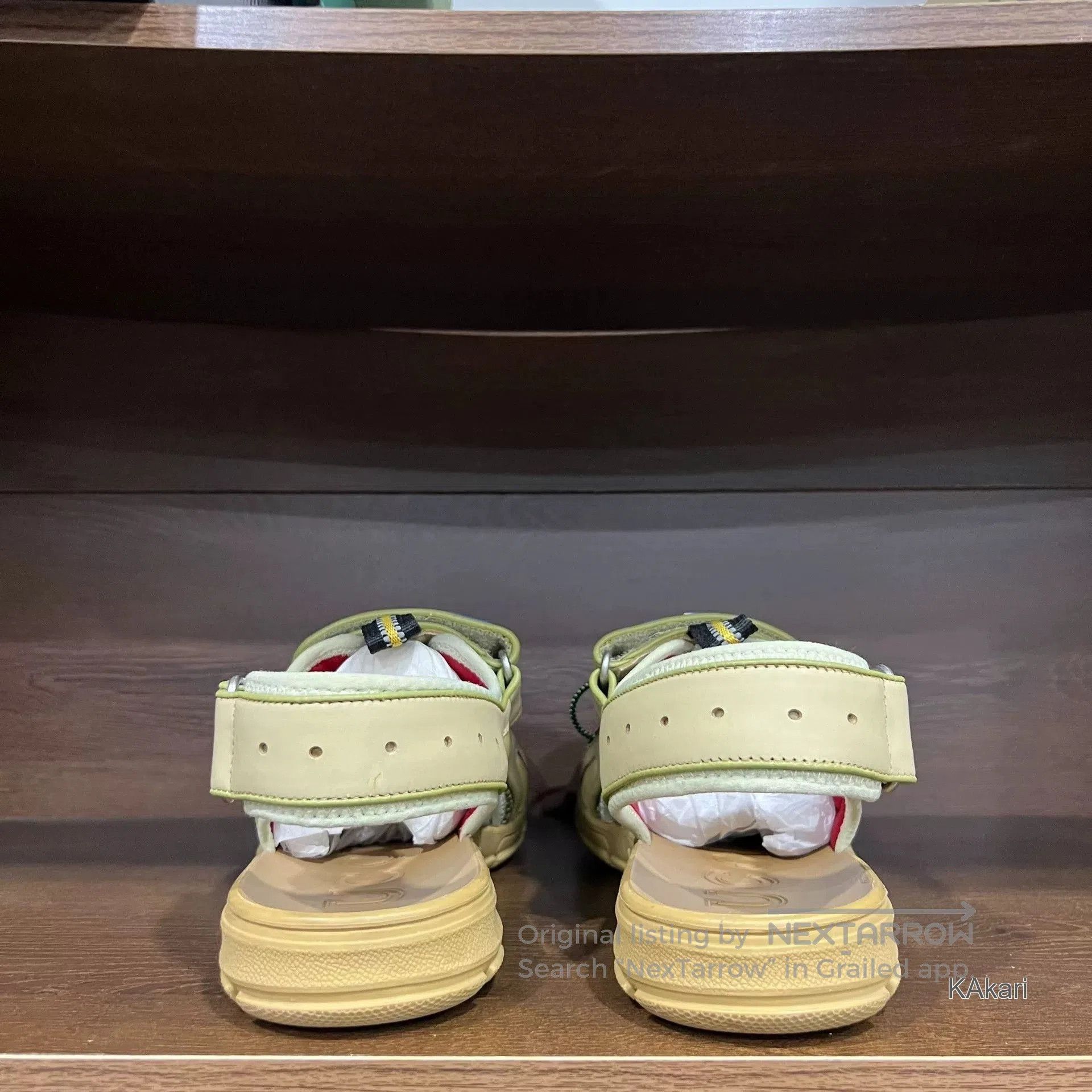 Gucci Gucci Leather Round Toe Sandals. Size US 10 / EU 43 - 3 Thumbnail