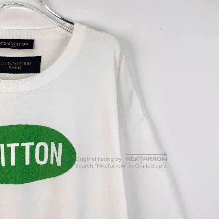 Louis Vuitton Louis Vuitton 2022 White Logo Cotton T. Size US XXL / EU 58 / 5 - 3 Thumbnail