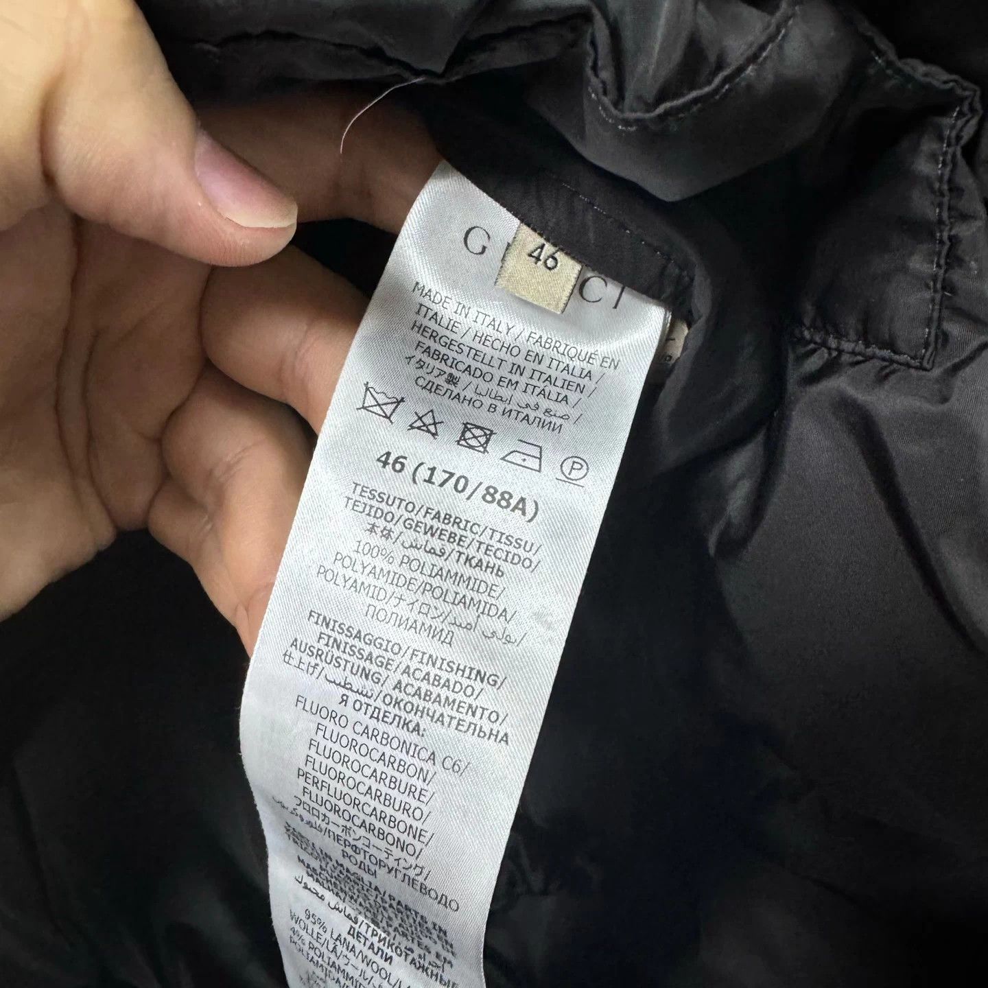 Gucci GUCCI AOP Nylon Down Jacket 46 No Hood 3m Flaws Size US S / EU 44-46 / 1 - 7 Thumbnail