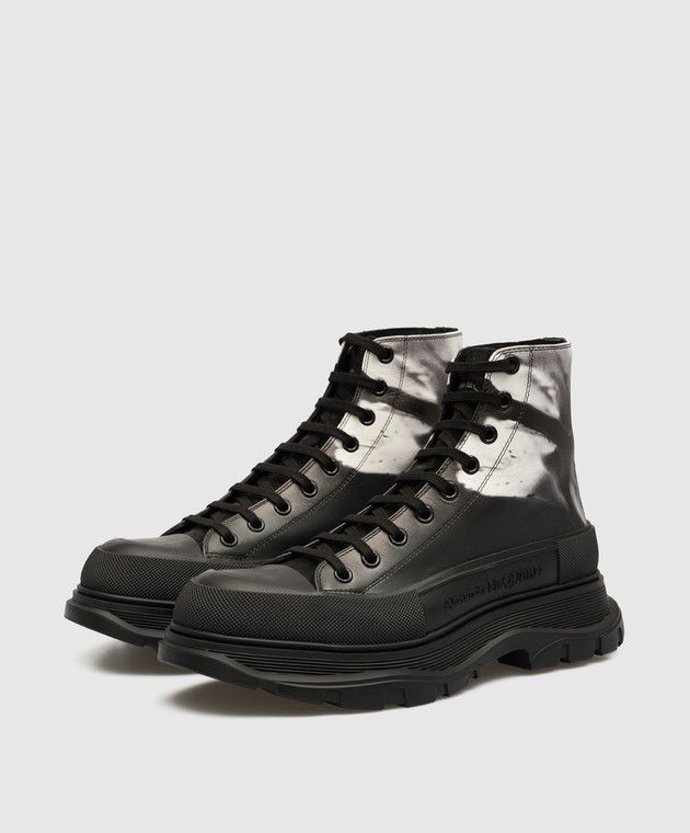 Alexander McQueen o1y1024 Ankle Boots in Black Size US 9.5 / EU 42-43 - 1 Thumbnail