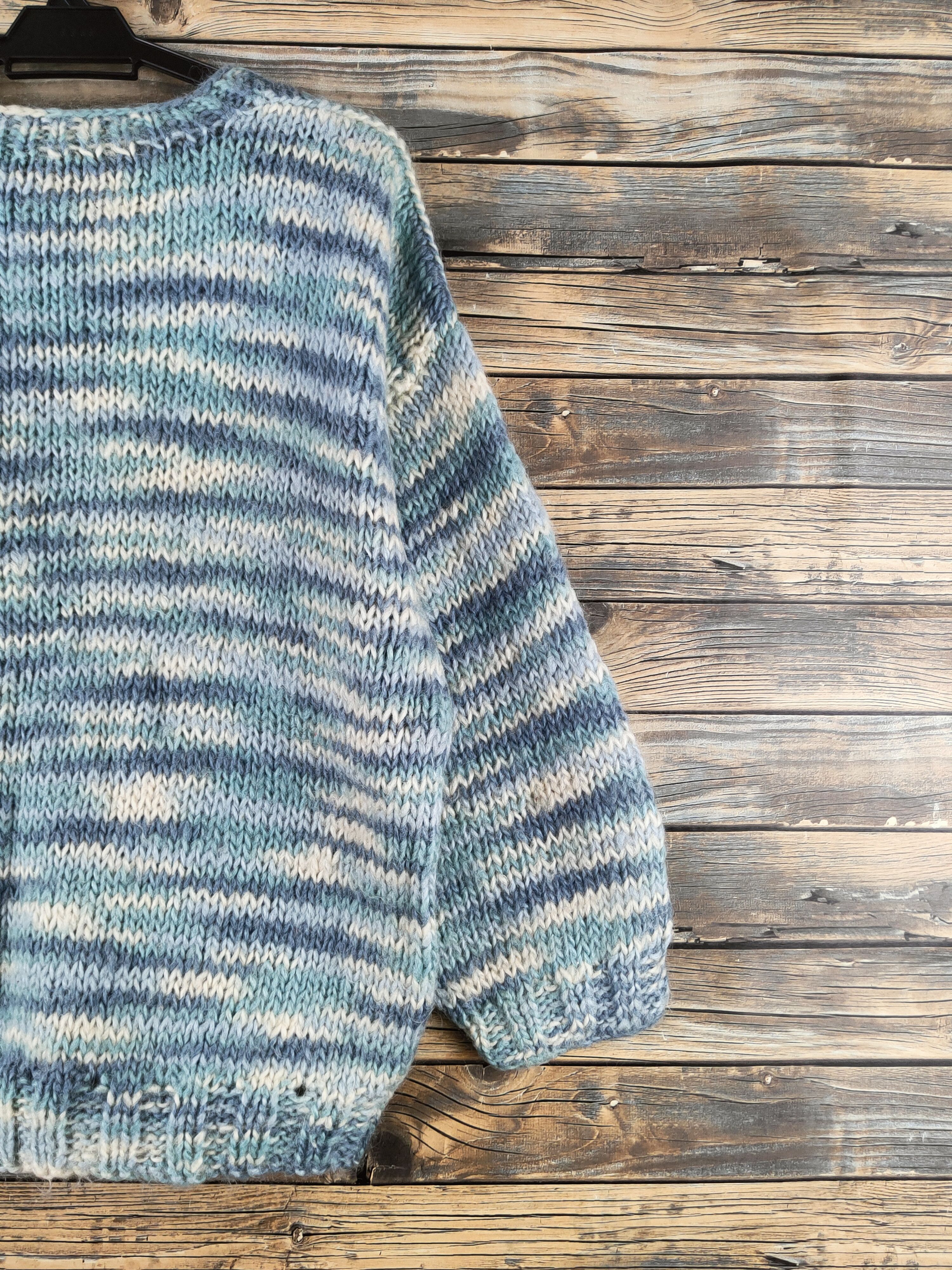 Japanese Brand DL Japan vintage Blue Knitwear Sweaters #46-574 Size US M / EU 48-50 / 2 - 9 Thumbnail